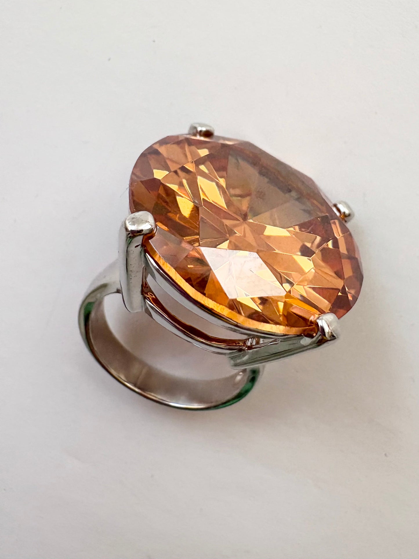Noir NYC giant gemstone ring