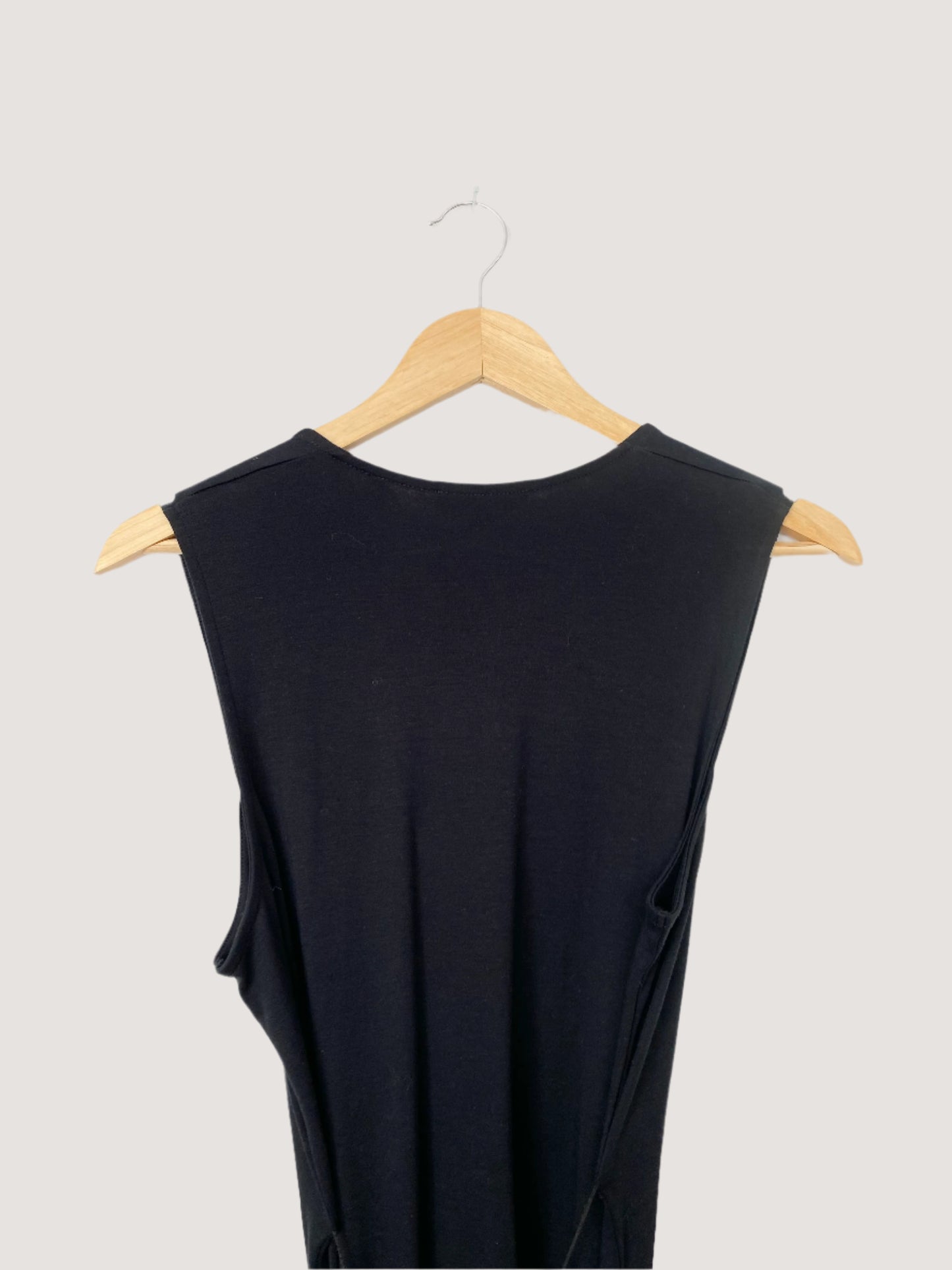 Vince sleeveless tie-detail dress Small