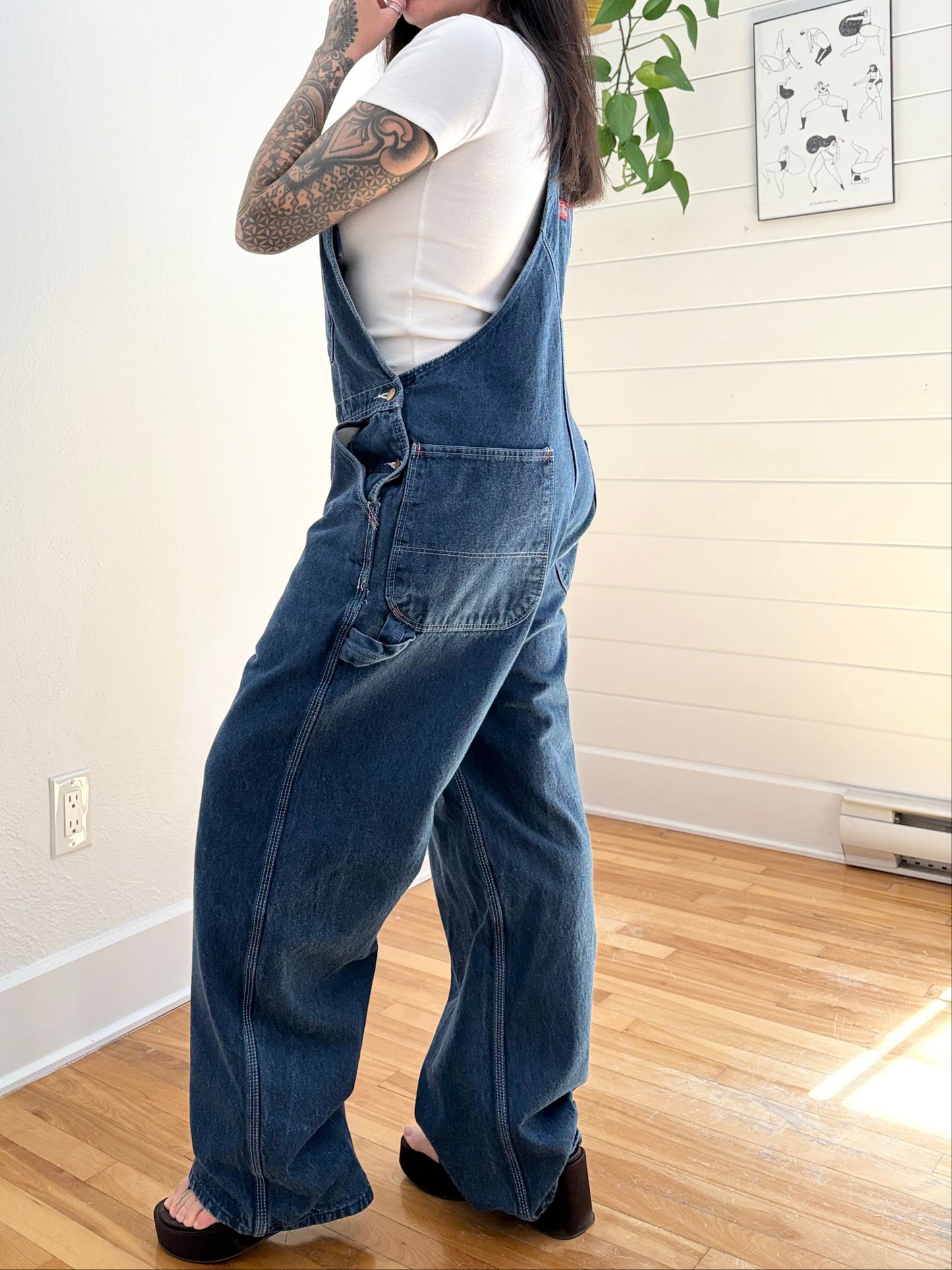 Vintage Dickies overalls L/XL
