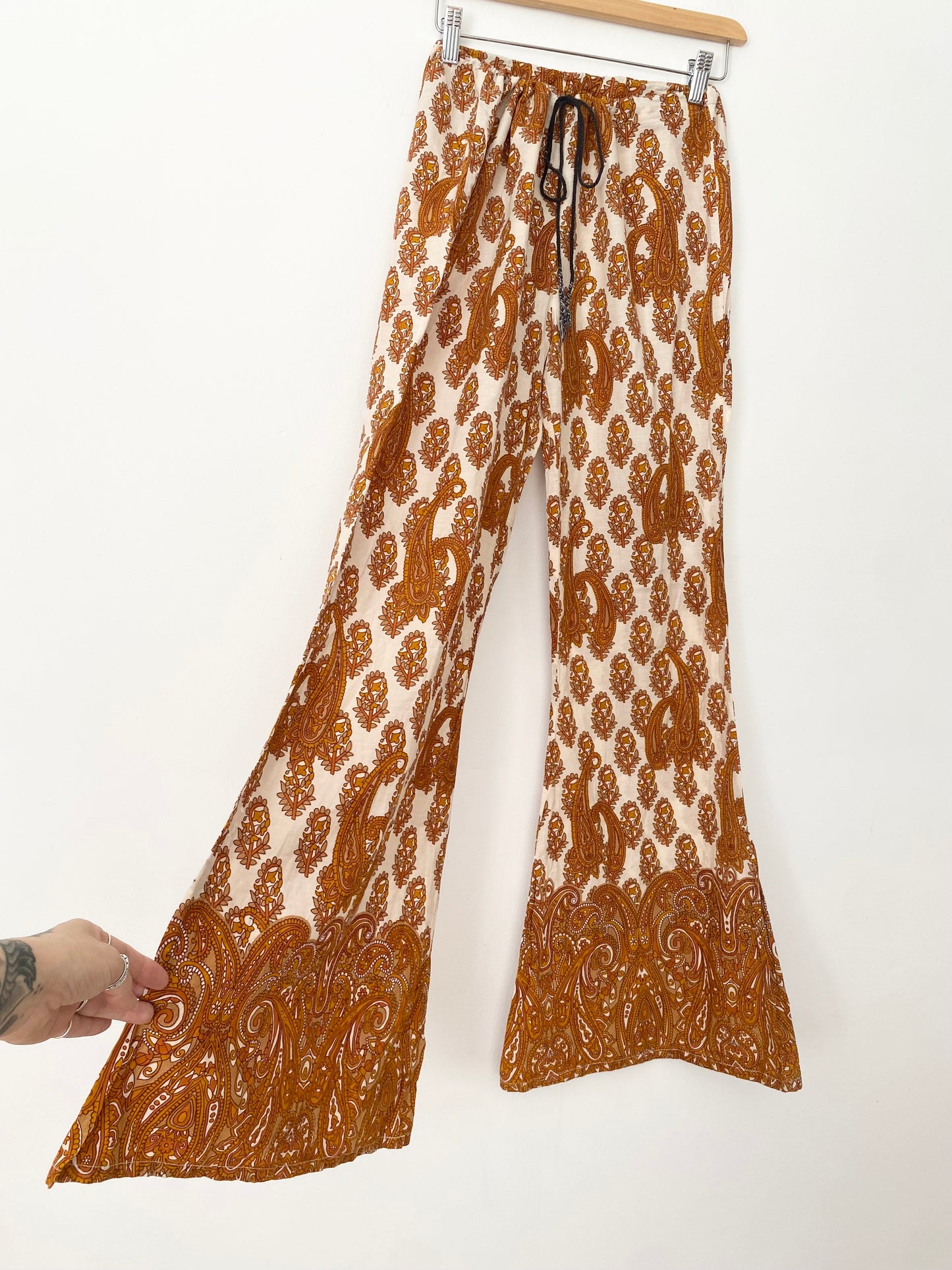 Pantalon large rétro en coton Band of Gypsies Medium
