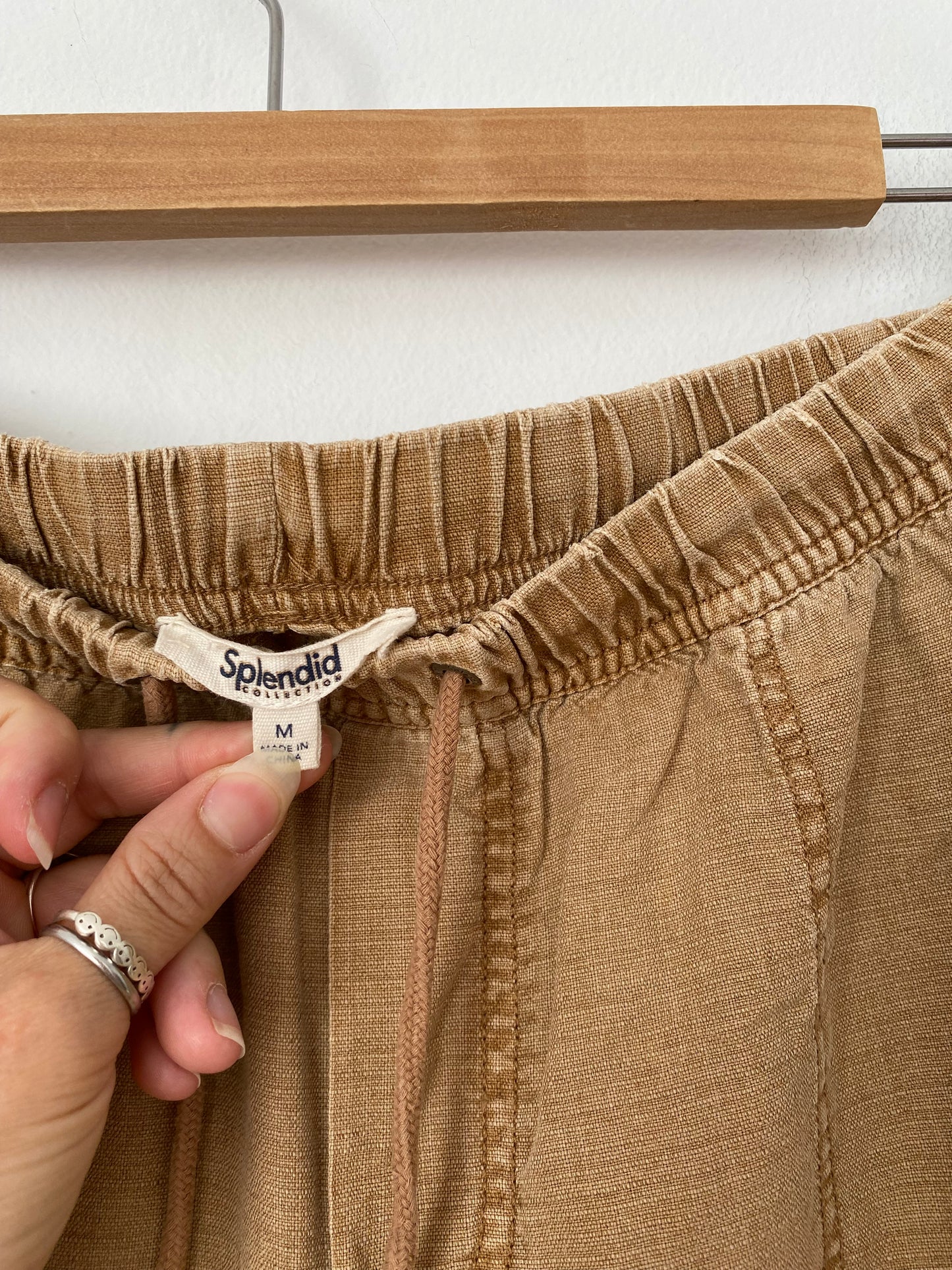Splendid Angie crop wide leg pants Medium