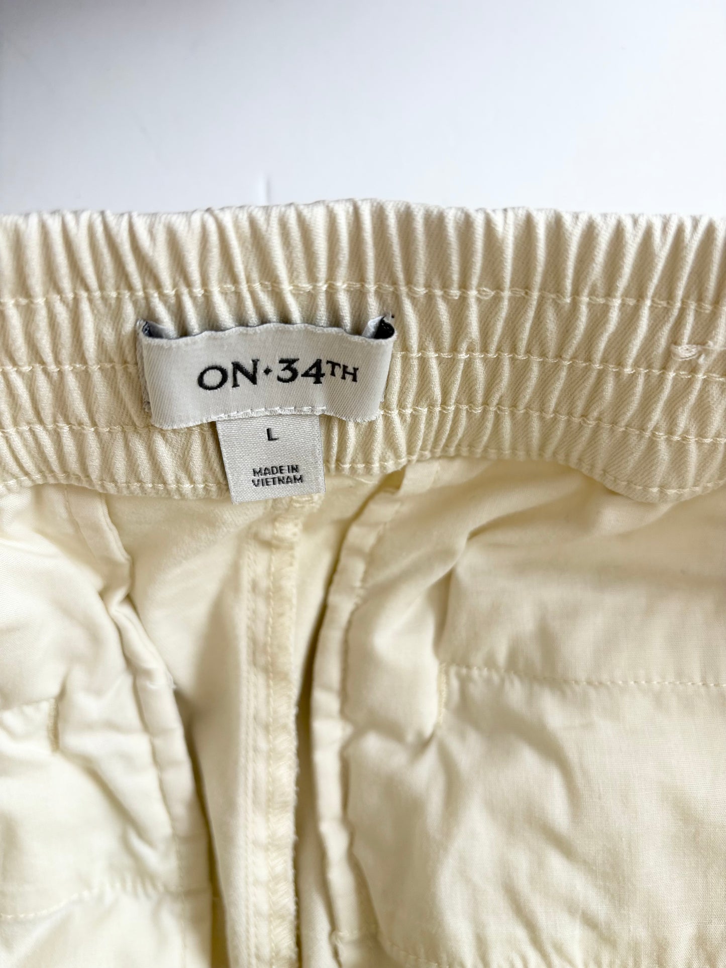 On 34th wide leg chino pants W32
