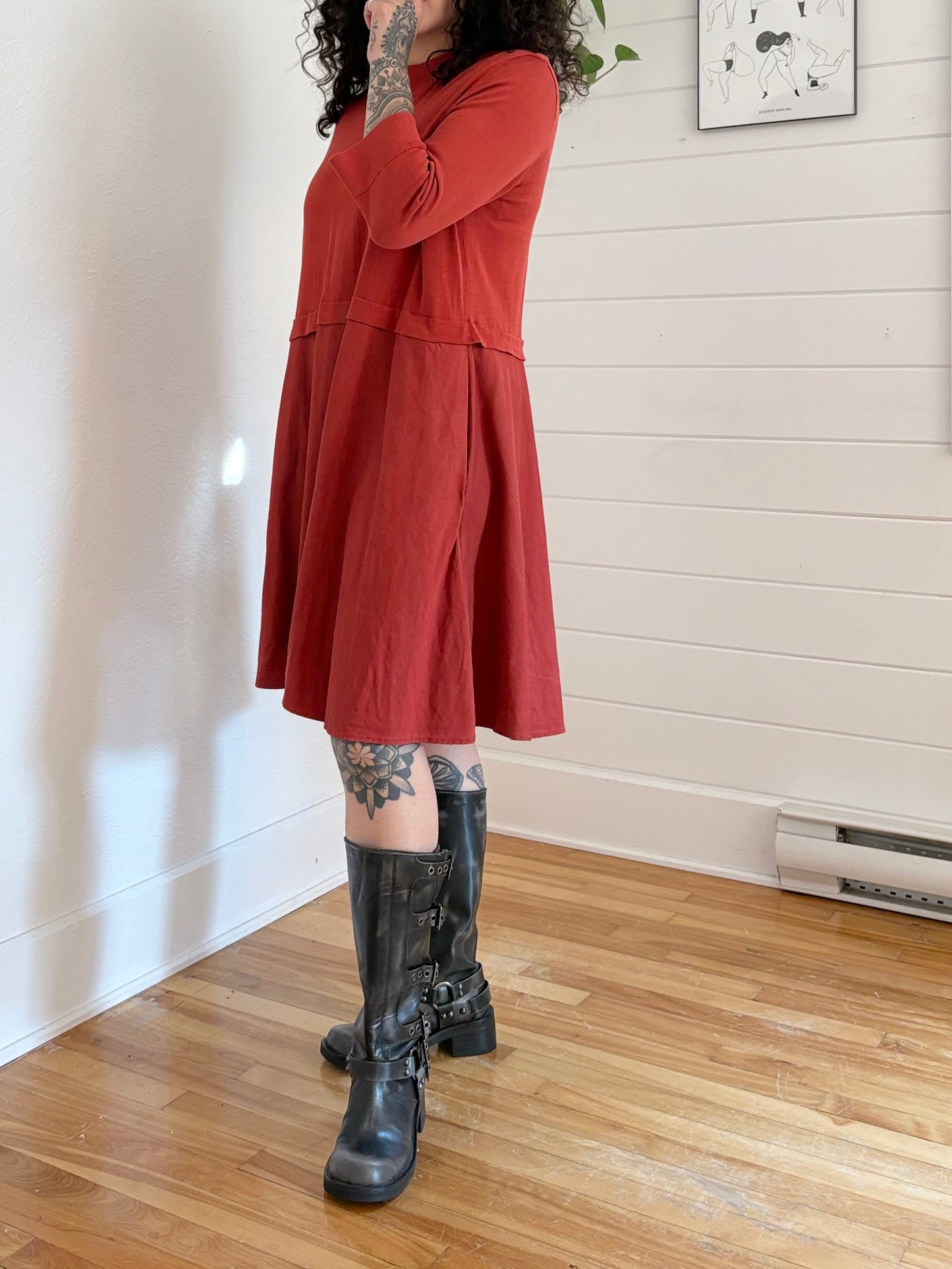 COS knitted midi dress Large