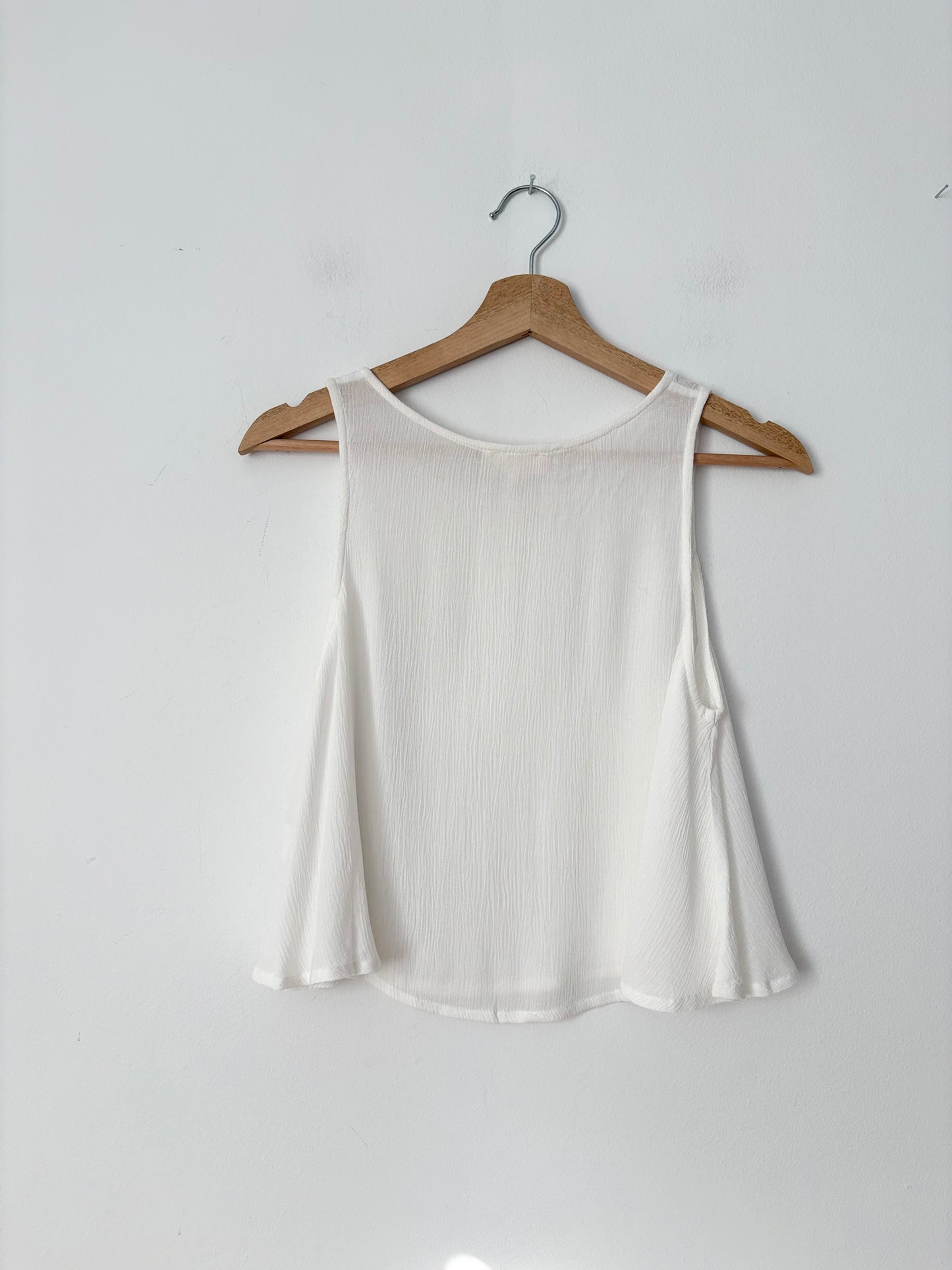 Elan semi sheer flowy tank top XS/S
