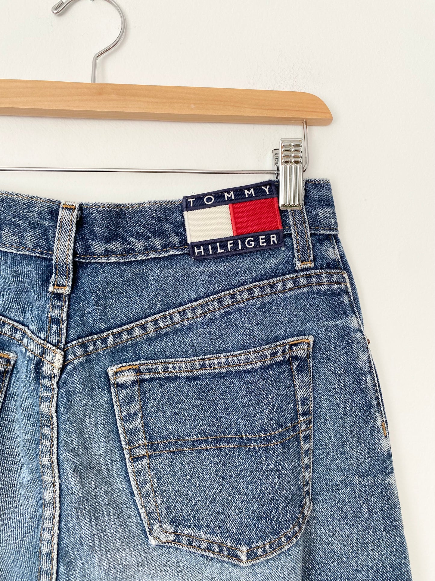 Jean évasé taille mi-haute Tommy Hilfiger vintage W27
