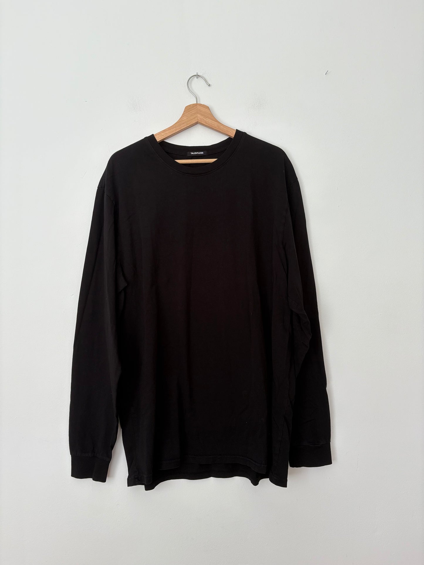 T-shirt noir à manches longues Talentless XXL