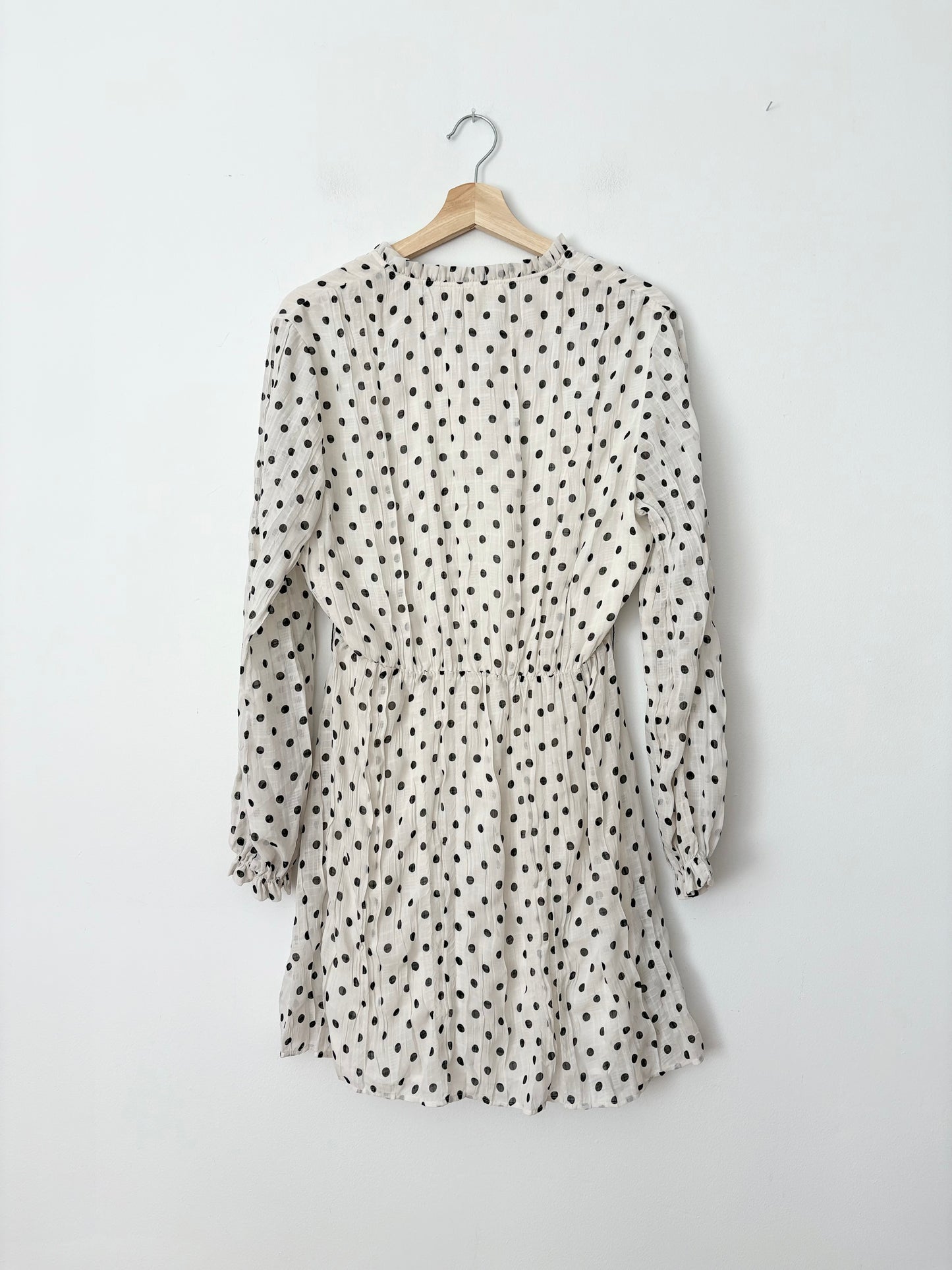 Robe en mousseline à pois Maje Relie S/M