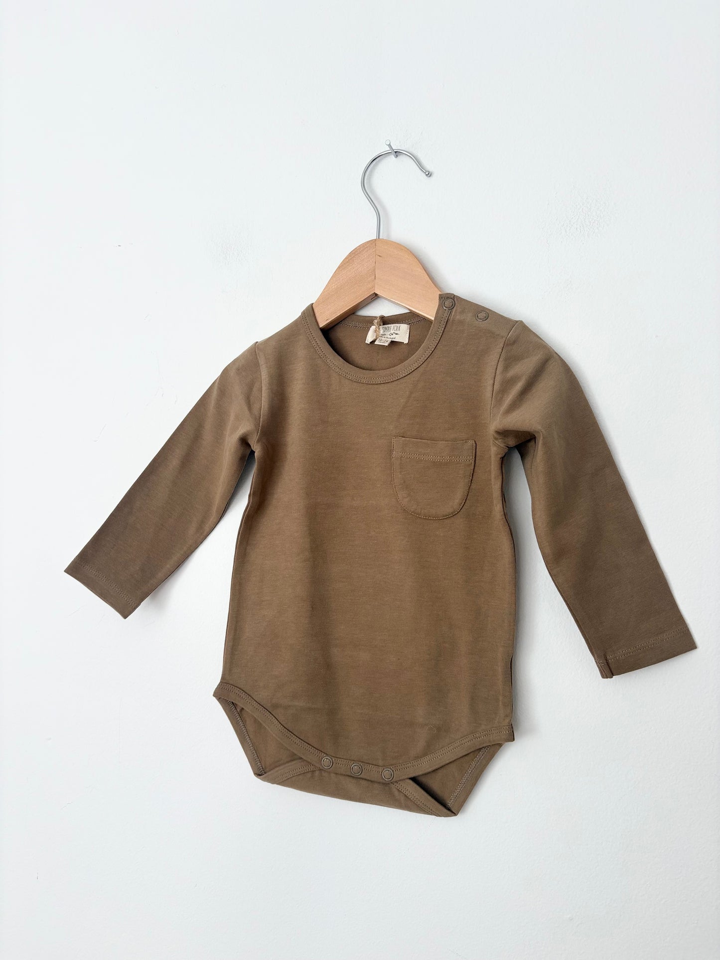 The simple folk long sleeve onesie 18/24 months