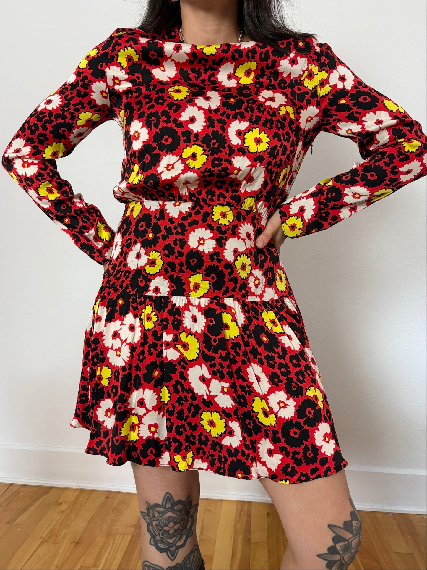 The kooples wild blossom mini dress Medium