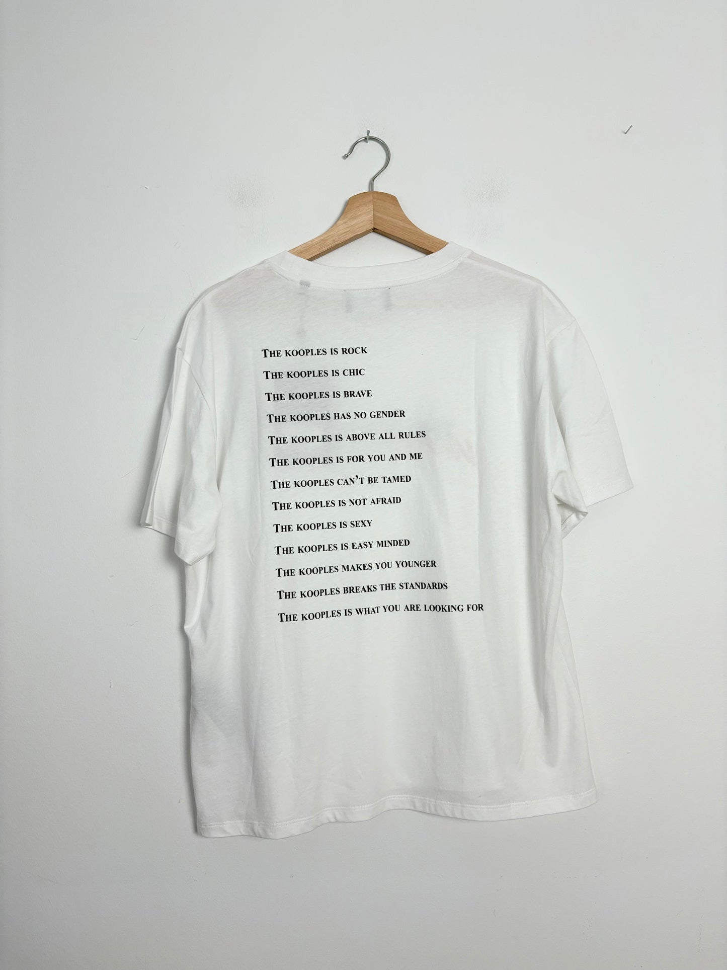 The kooples 'what is' logo printed tee M/L