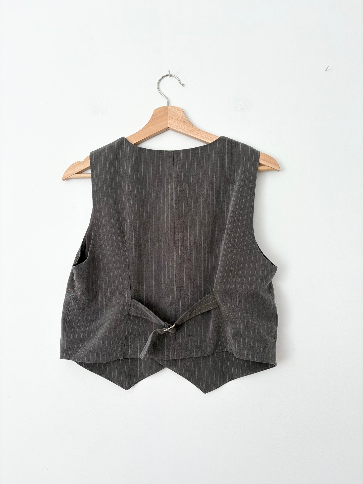 DISSH Diego grey pinstripe vest Medium