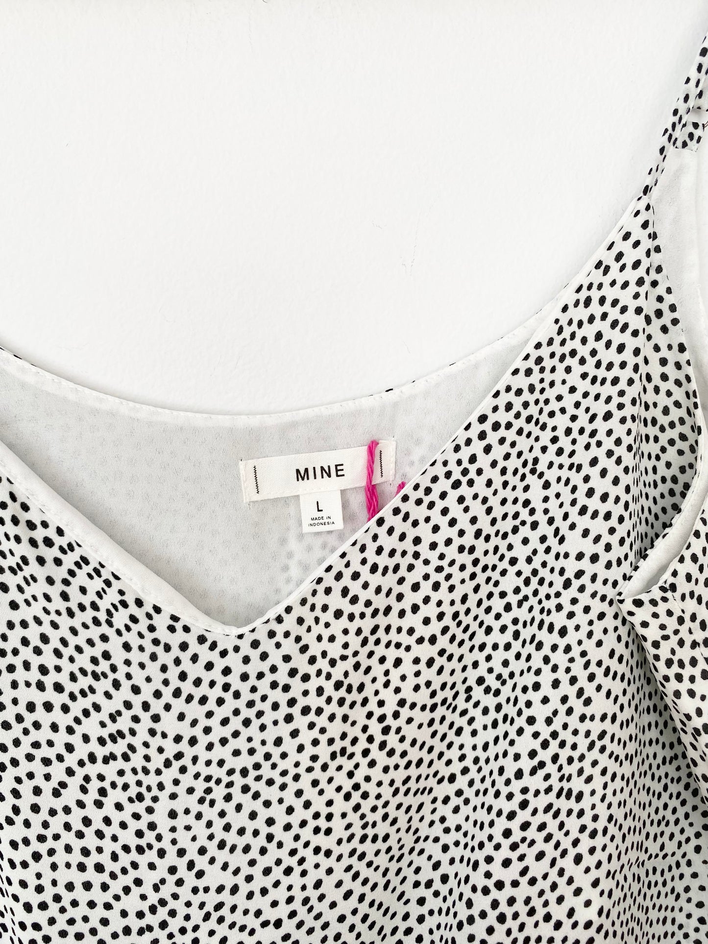 Anthropologie mine polka dot tank top Large