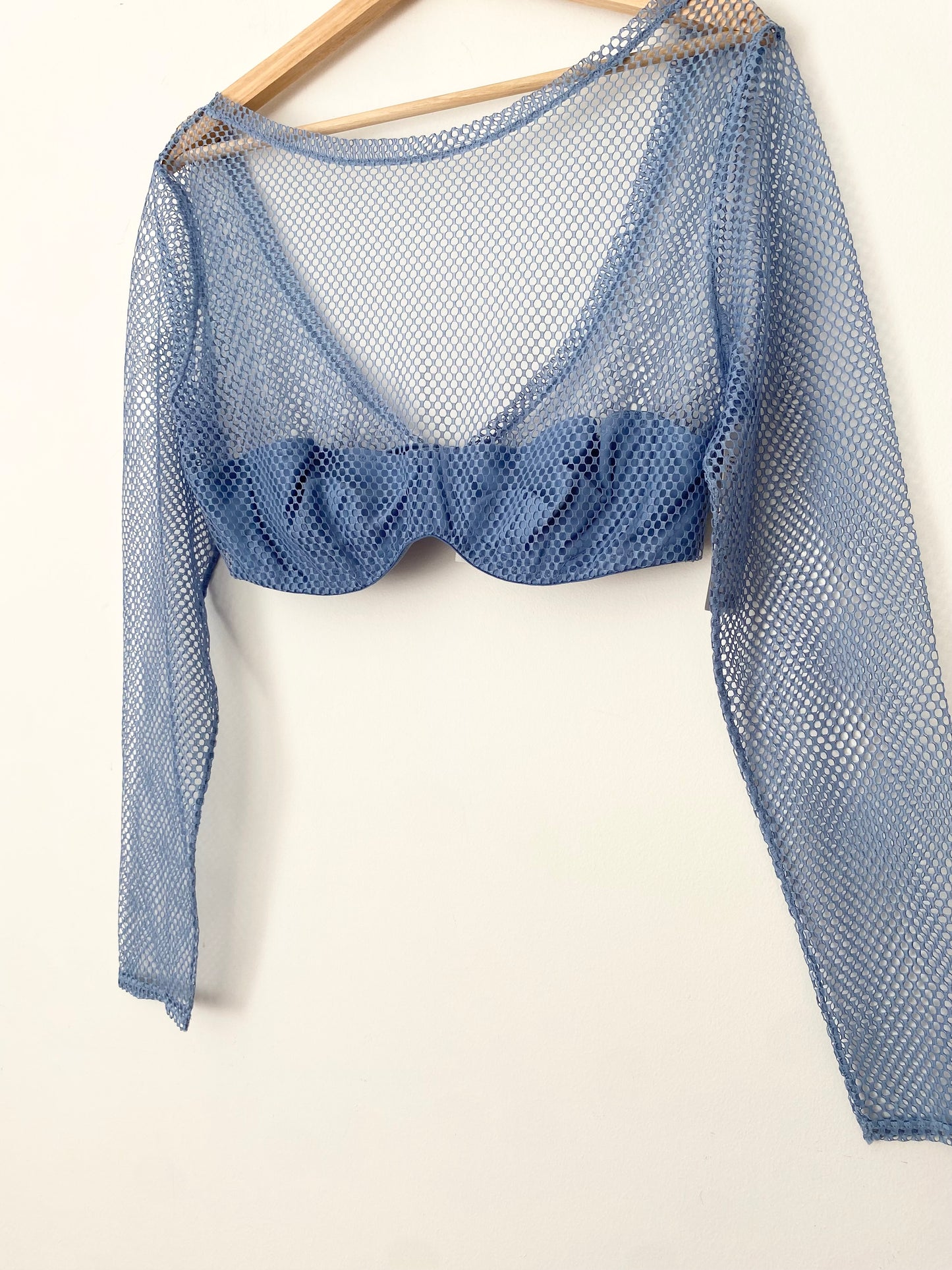 Urban outfitters Under overdrive mesh long sleeve top M/L