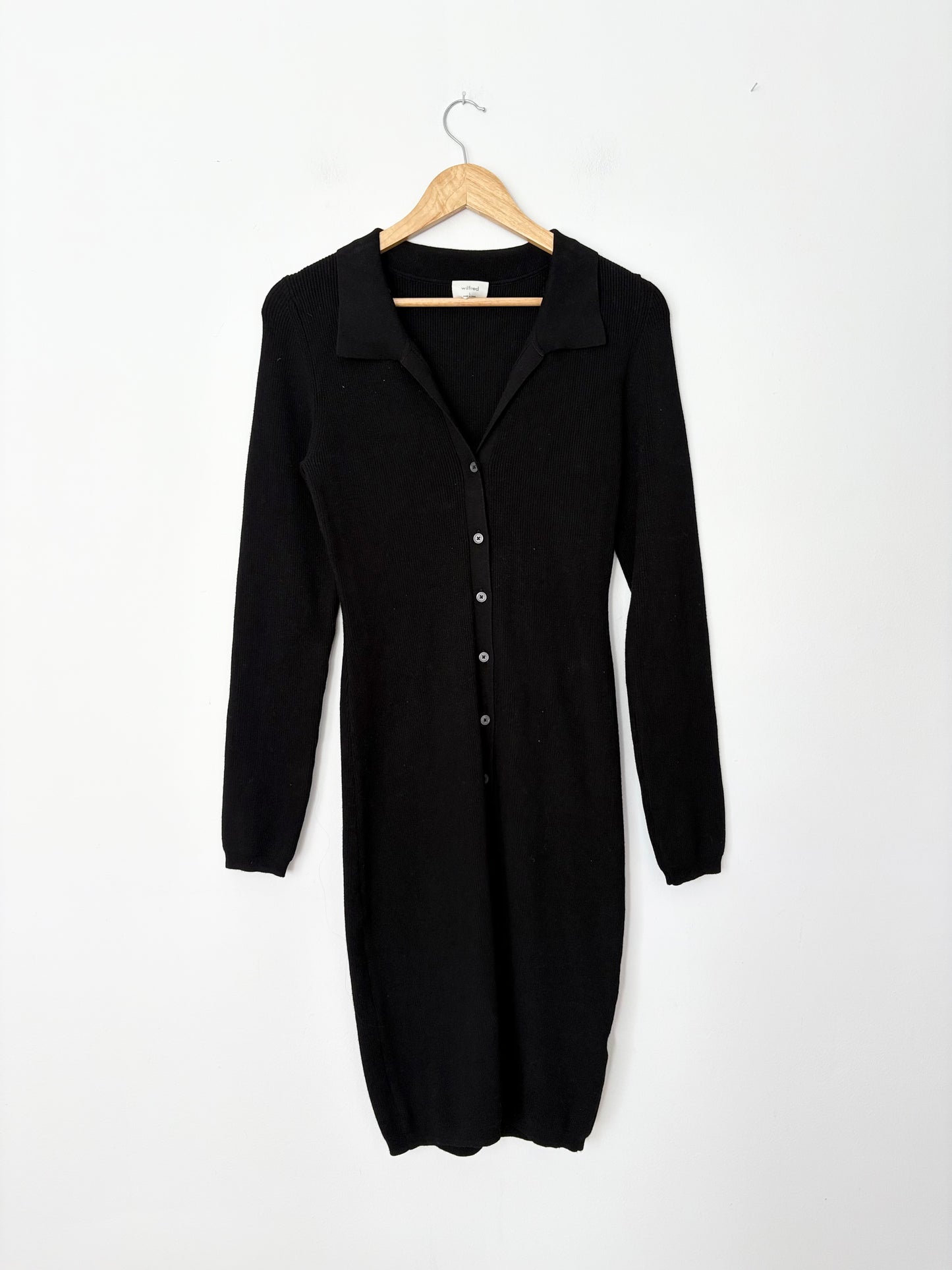 Wilfred cove button up sweater dress Large