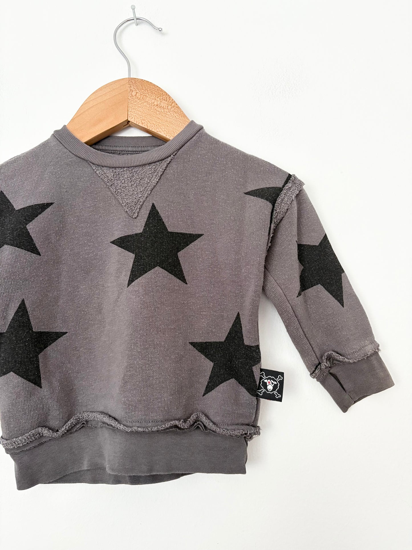 Nununu star sweater 0-6months