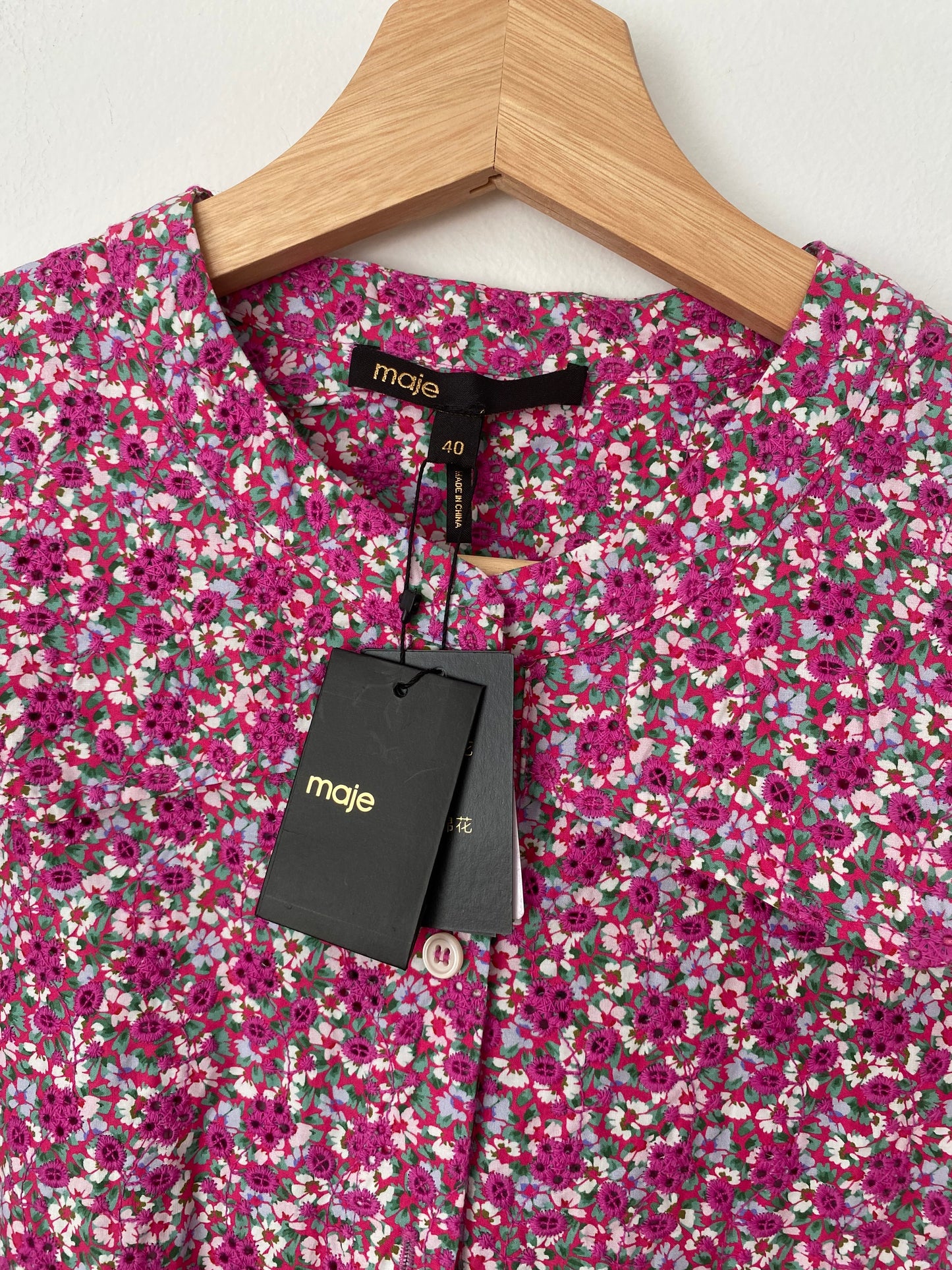 Maje pyad floral print jumpsuit M/L