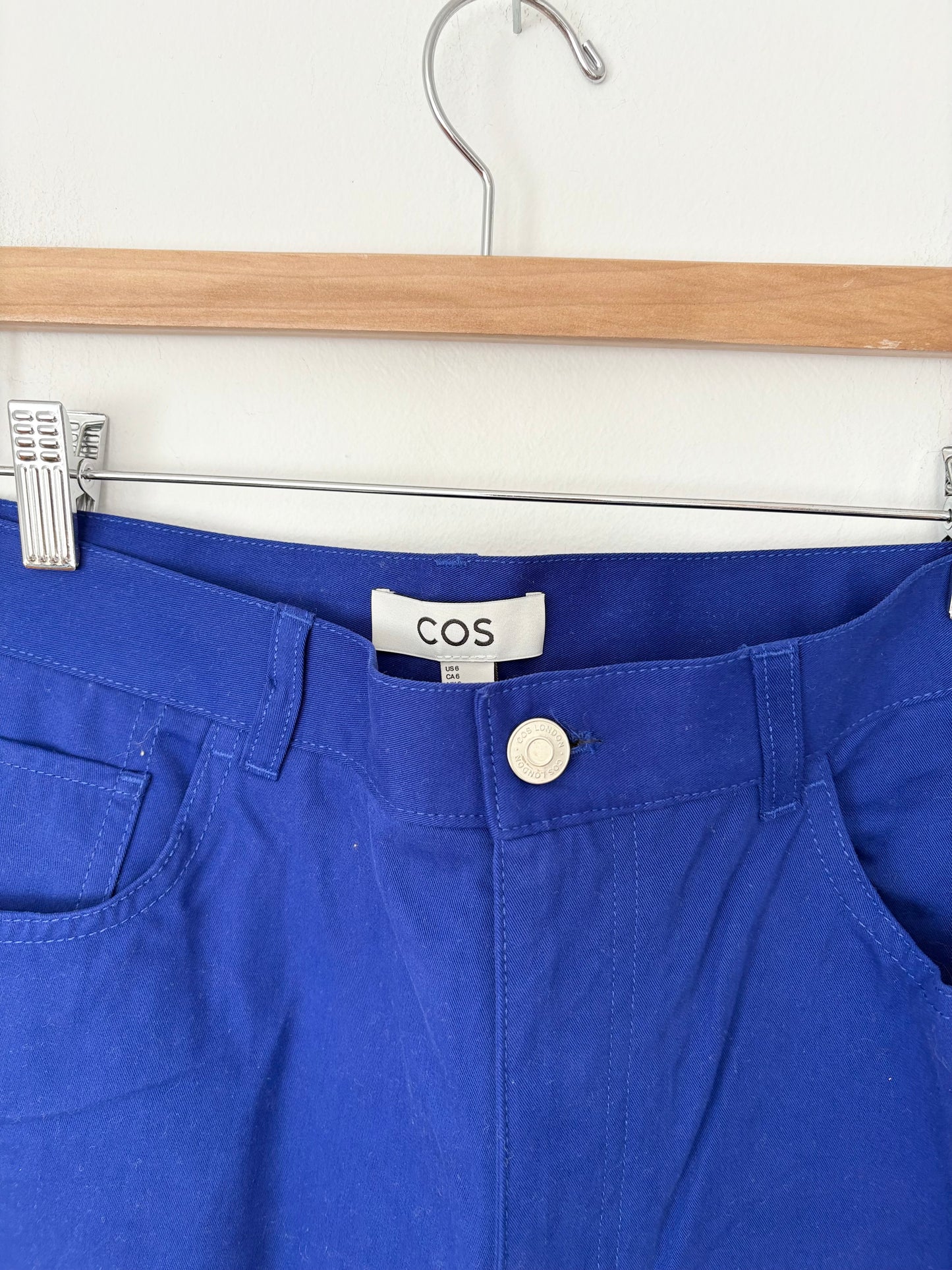 COS deconstructed barrel leg pants w28