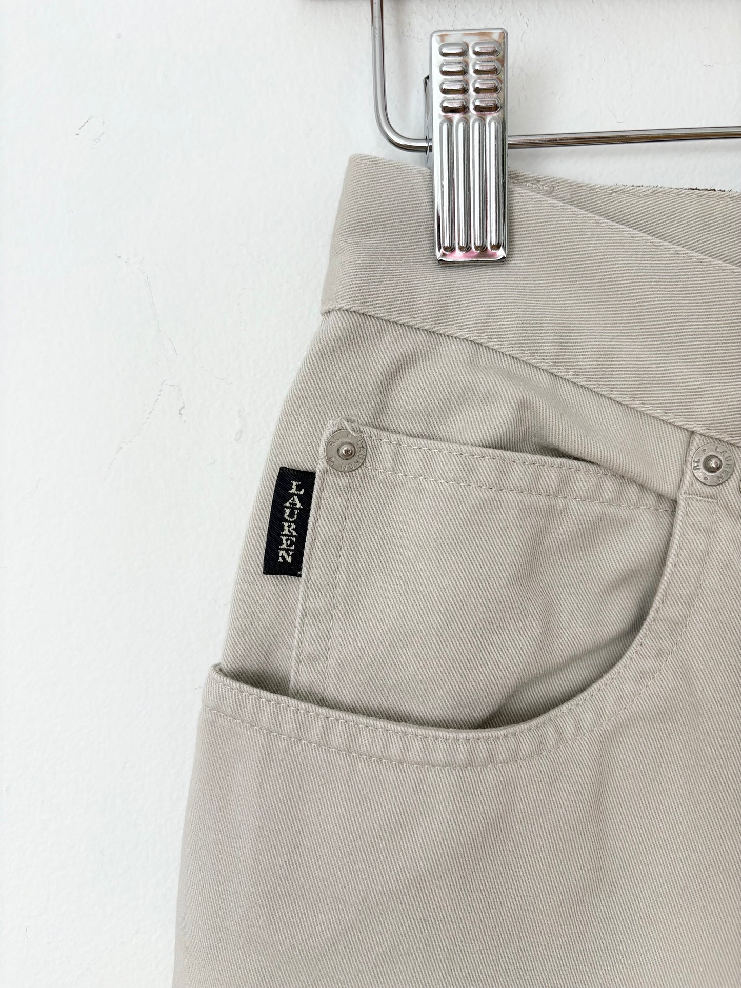 Jean mom en sergé Ralph Lauren vintage W27