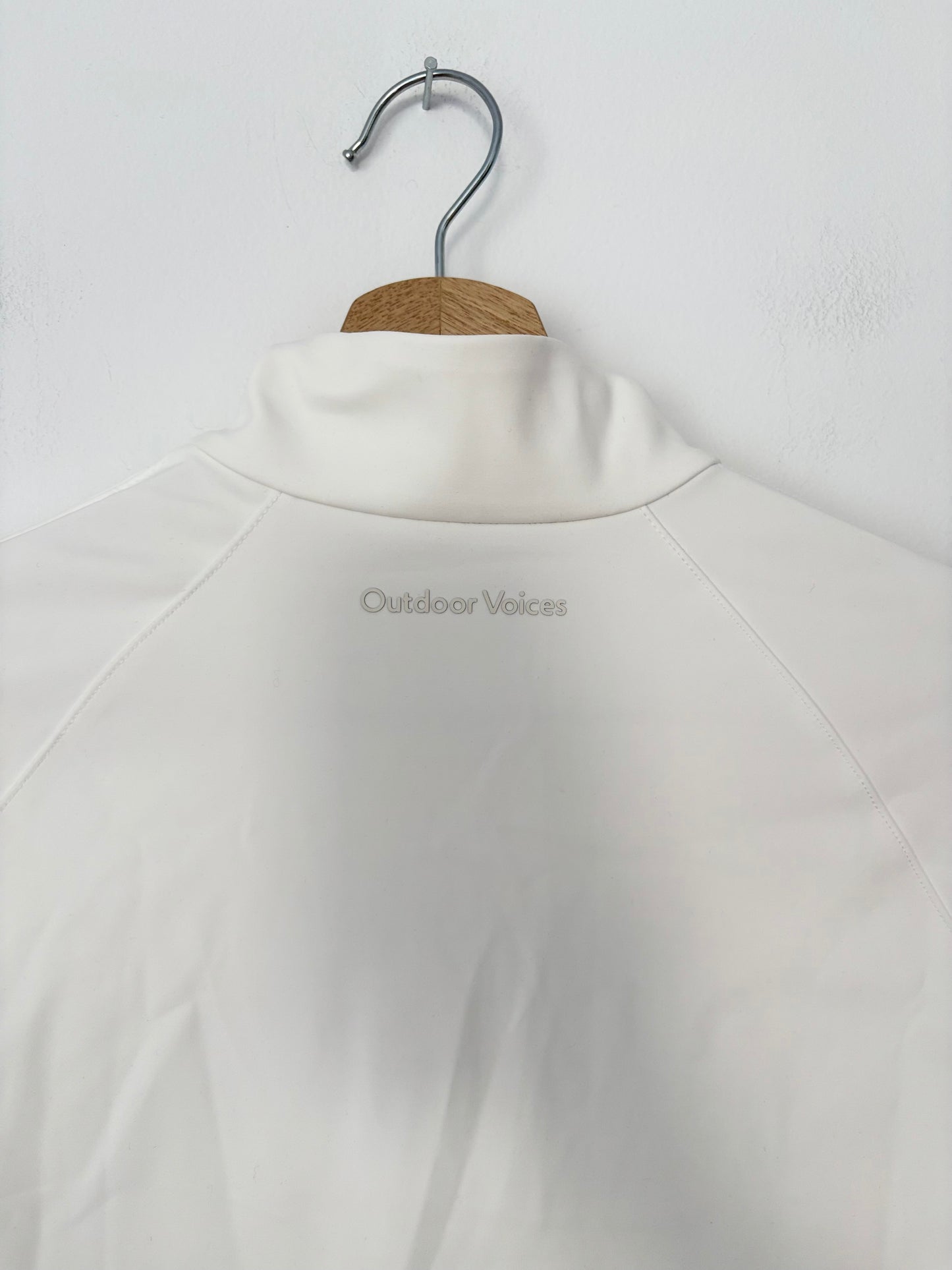 Outdoor Voices frostknit quarterzip pullover Medium