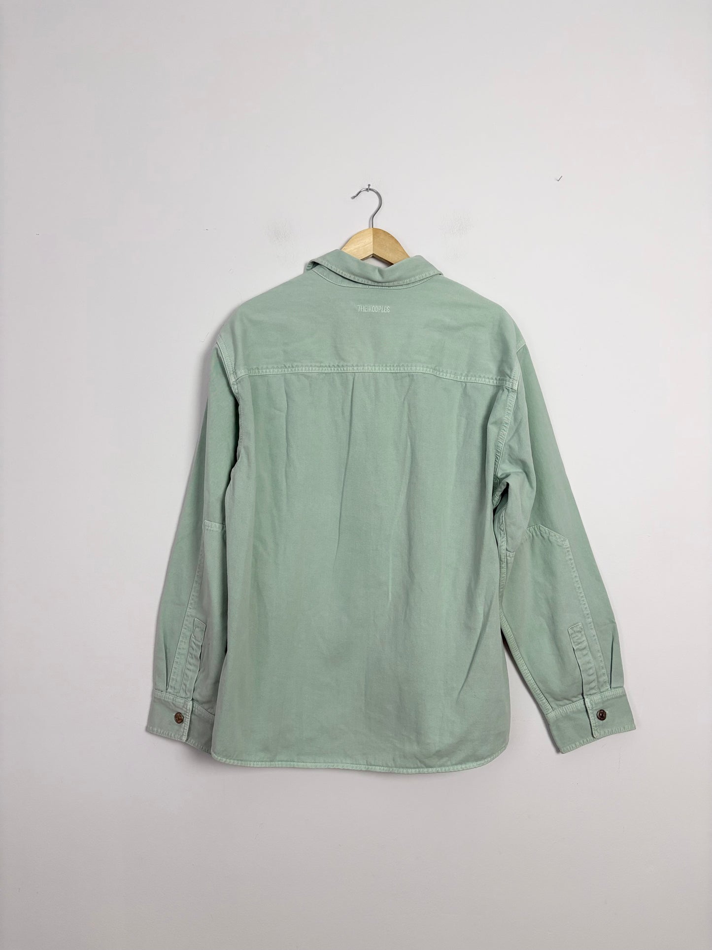 The kooples oversized denim shirt in Mint *Multiple sizes*