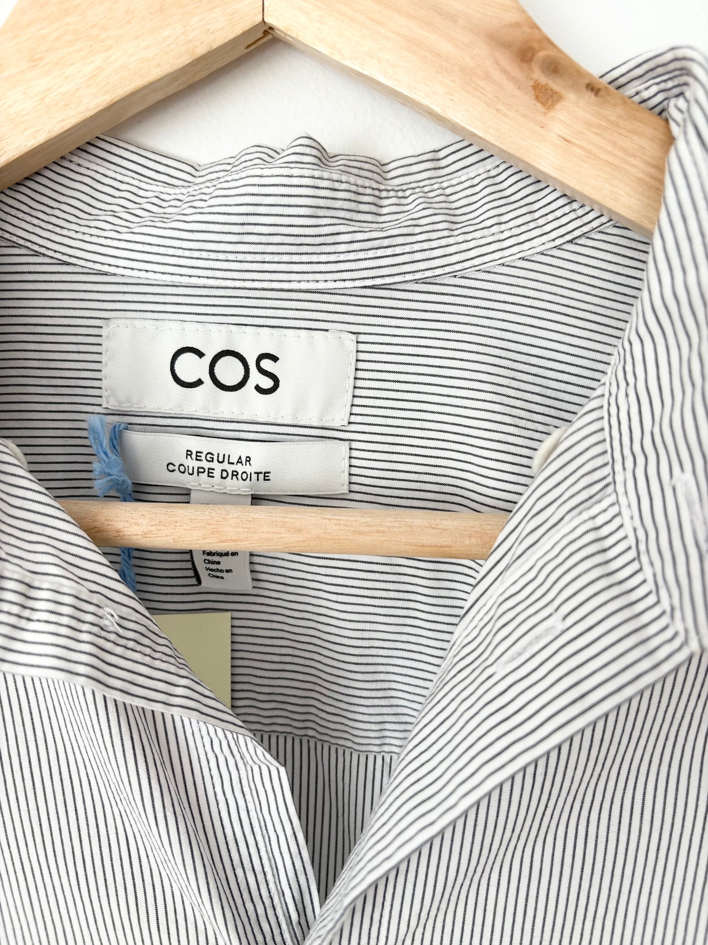 COS relaxed stripe button up shirt M-XL