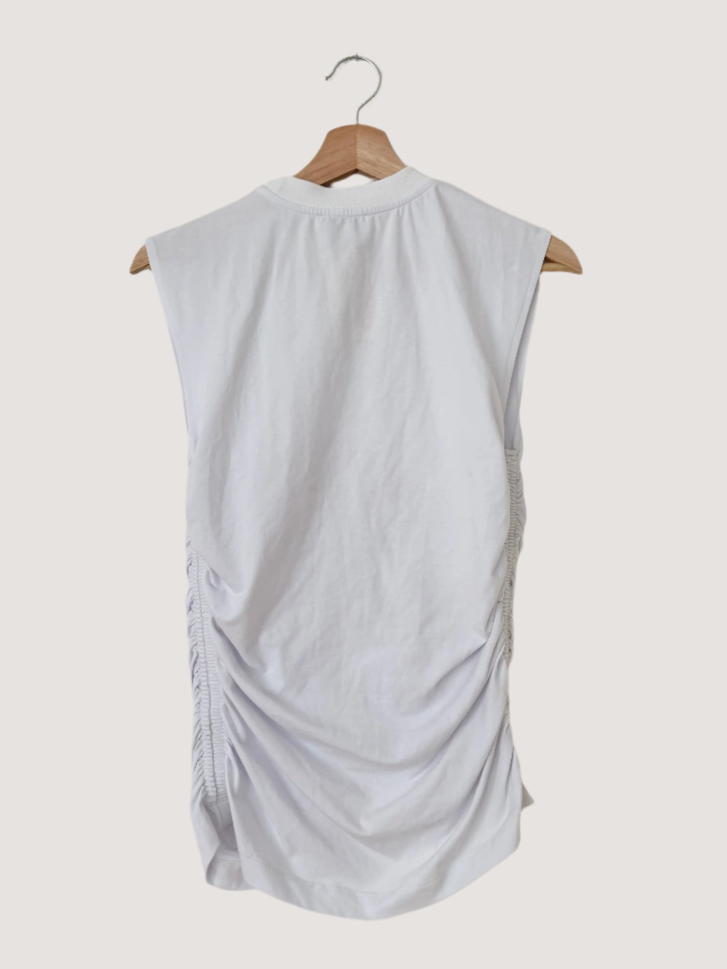 Topshop ruched tank top S/M