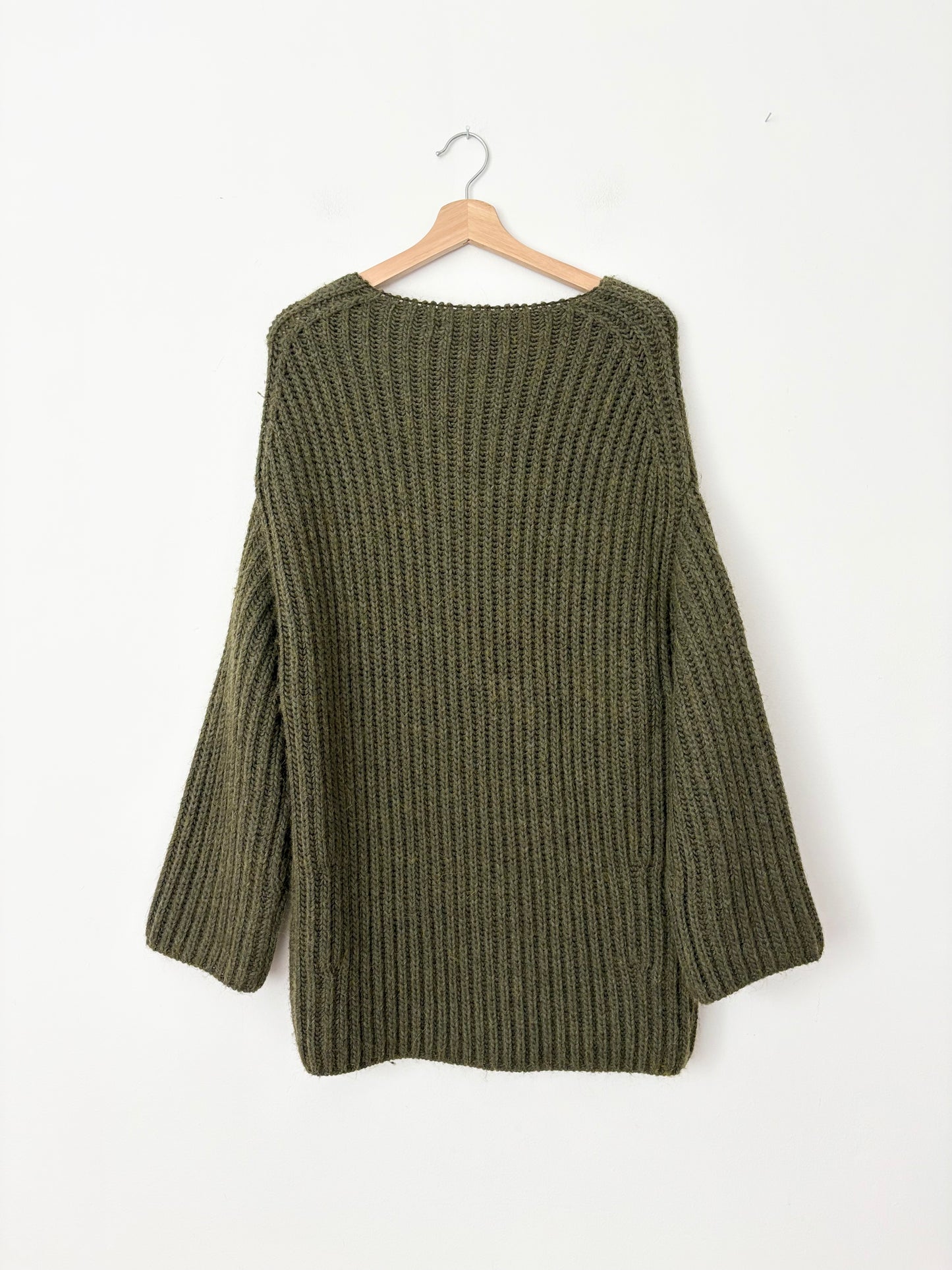 Moussy Alpaca blend rib long knit S-L
