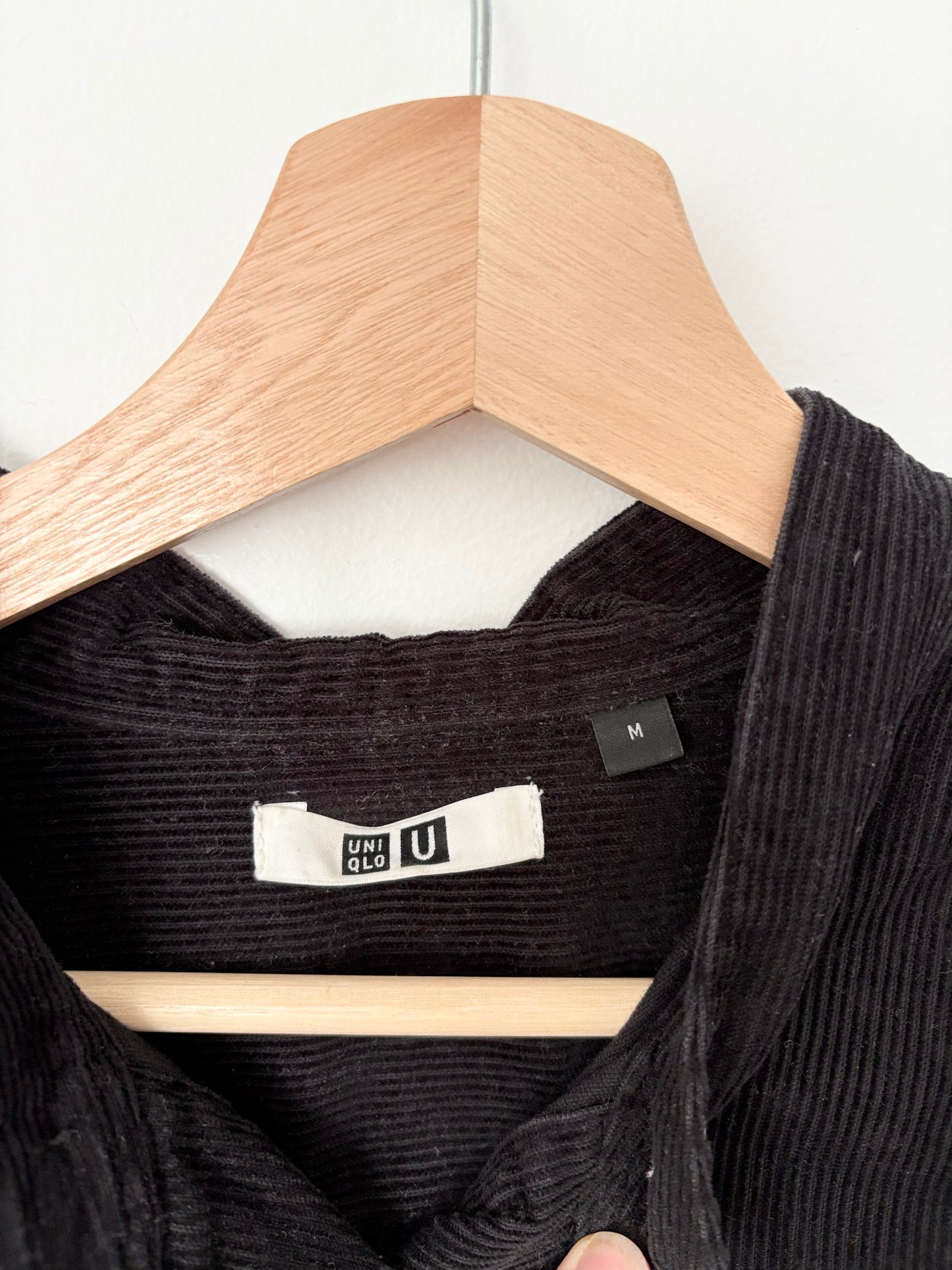 Uniqlo U corduroy belted shirt dress Medium