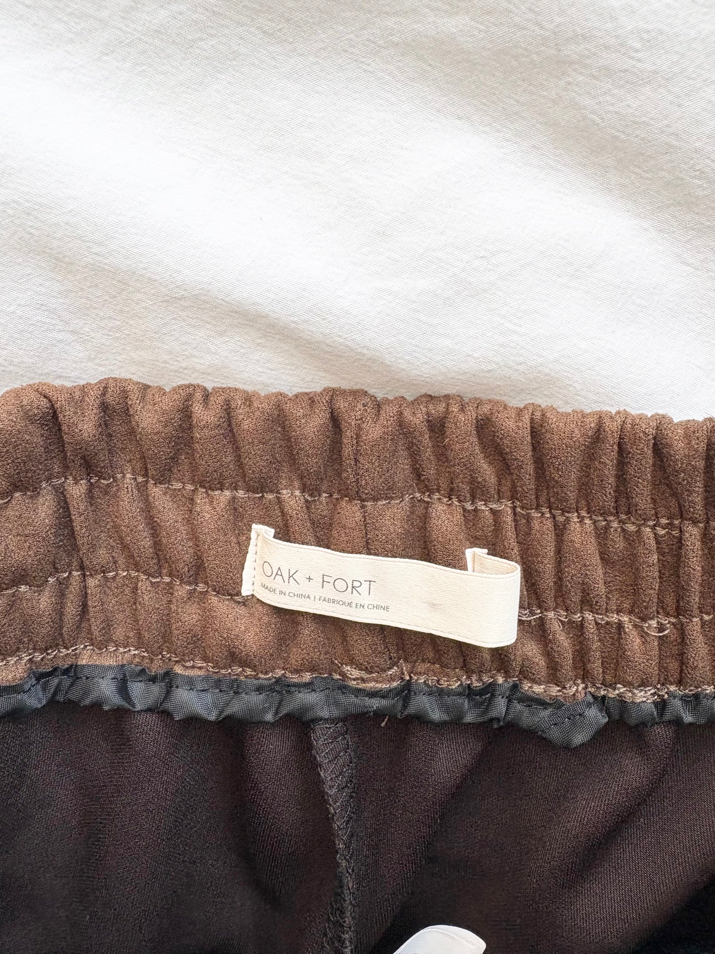 Short en simili daim Oak + fort TP/P