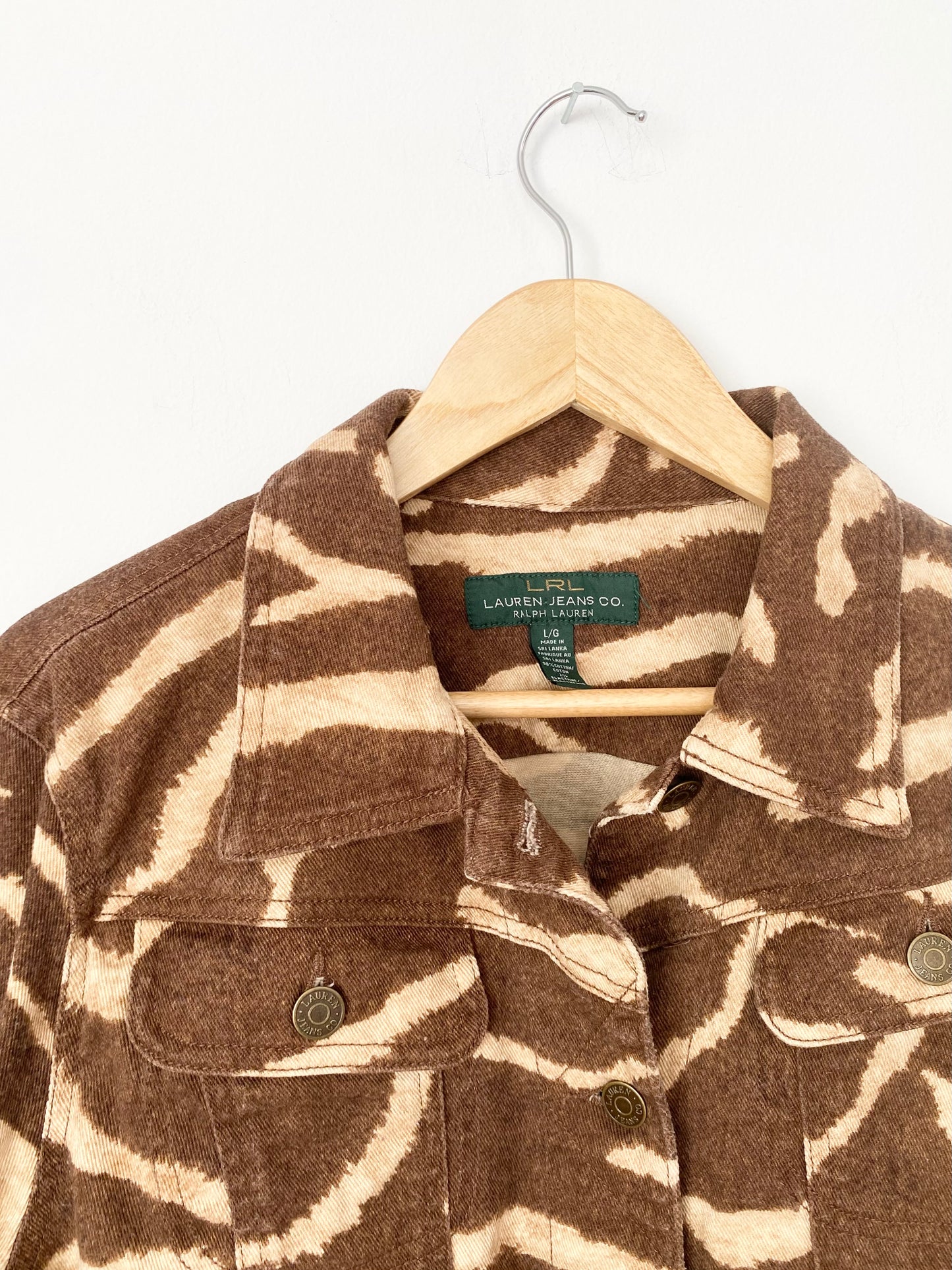 Veste en jean zèbre Lauren Ralph Lauren Large