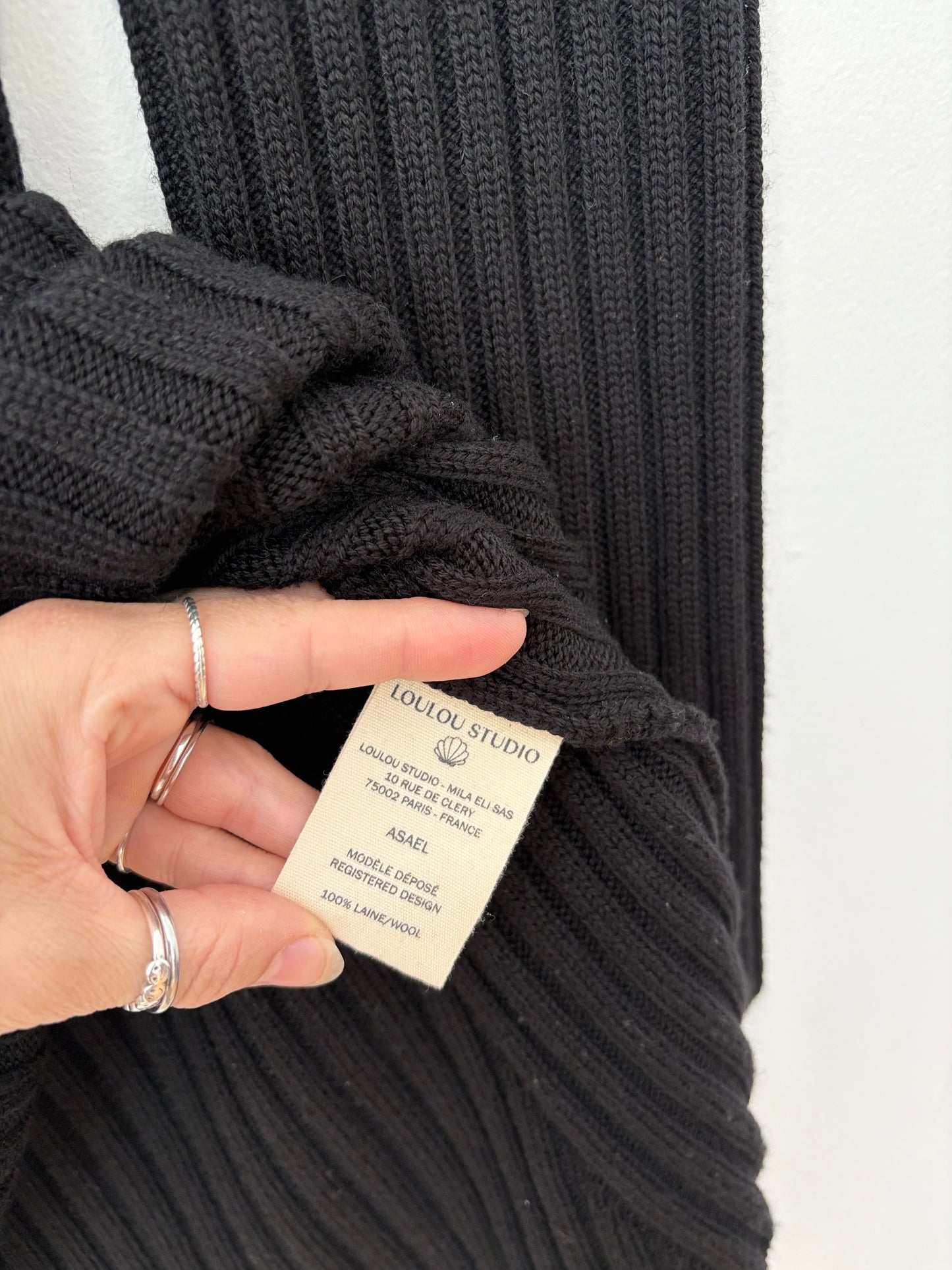 Loulou studio Asael wool knit dress S/M