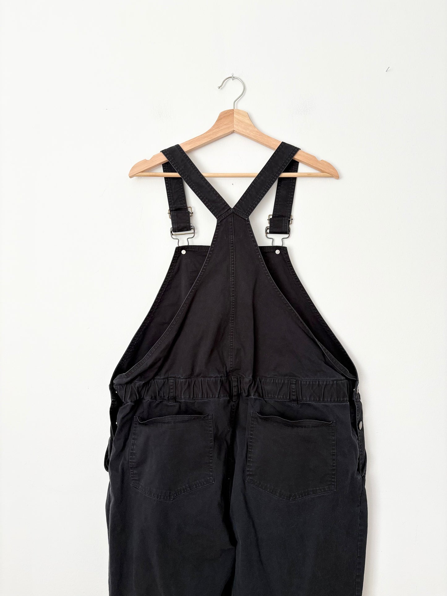 The Nines by Hatch twill maternity overalls XL