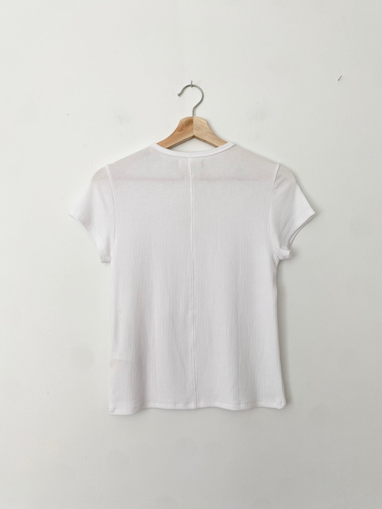 Madewell drapey rib tee S/M