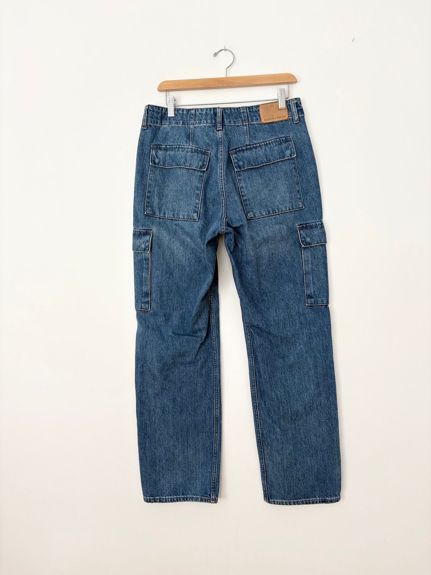 Denim Forum 90's Edie low rise cargo jeans W28