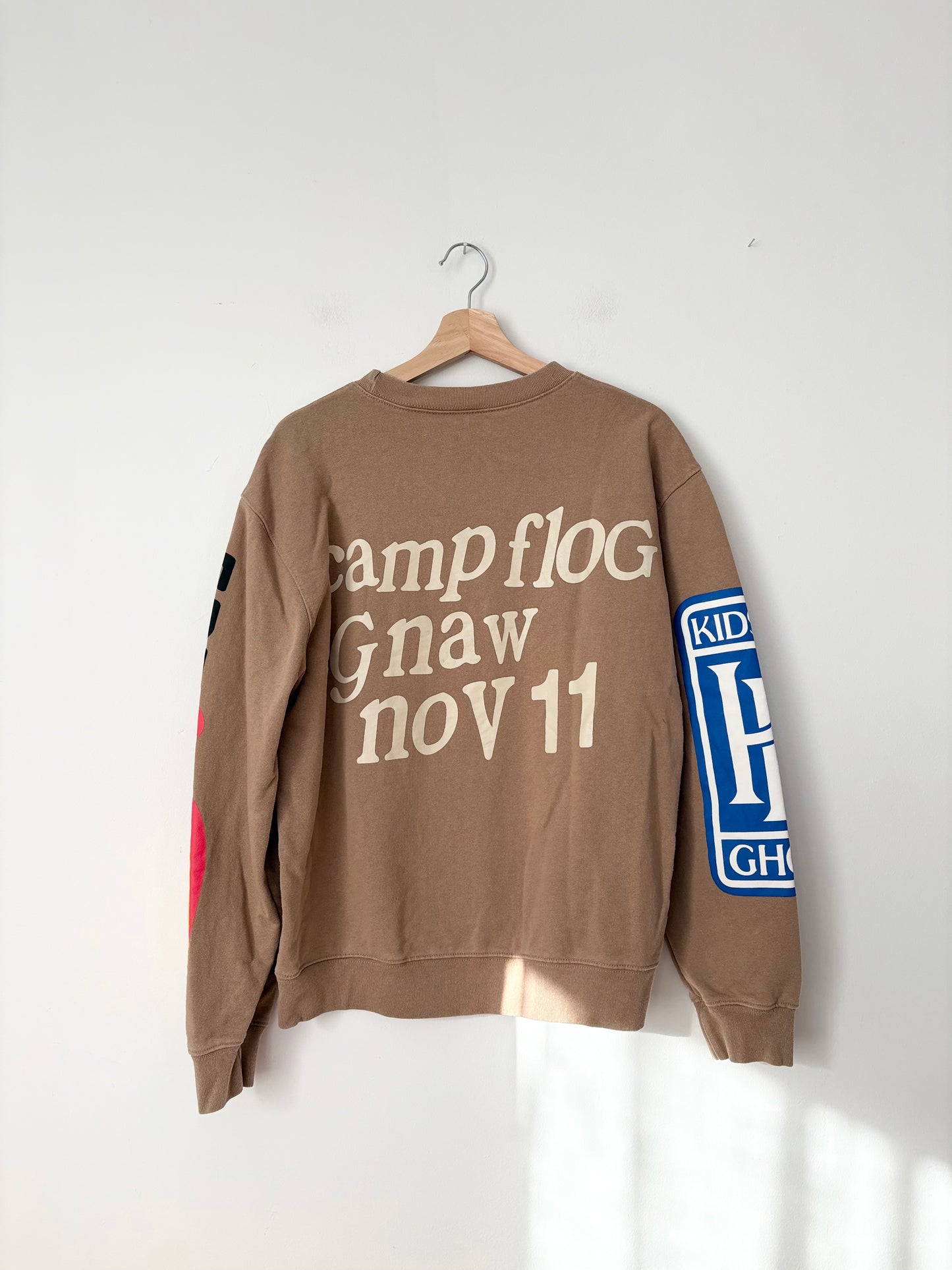 Kid Cudi camp flog gnaw X Kanye replica Crewneck Medium