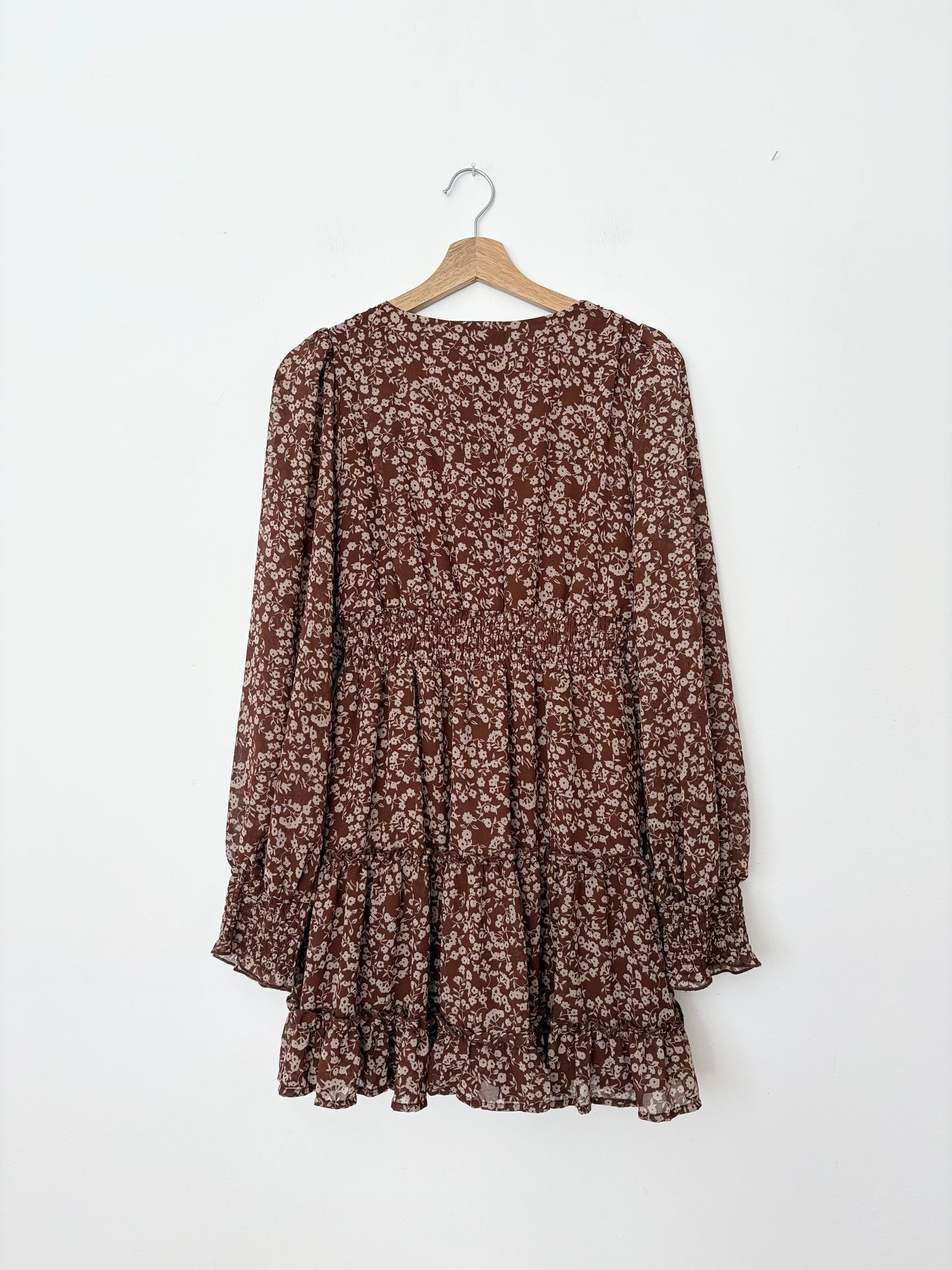 Altar’d state floral tiered dress Small