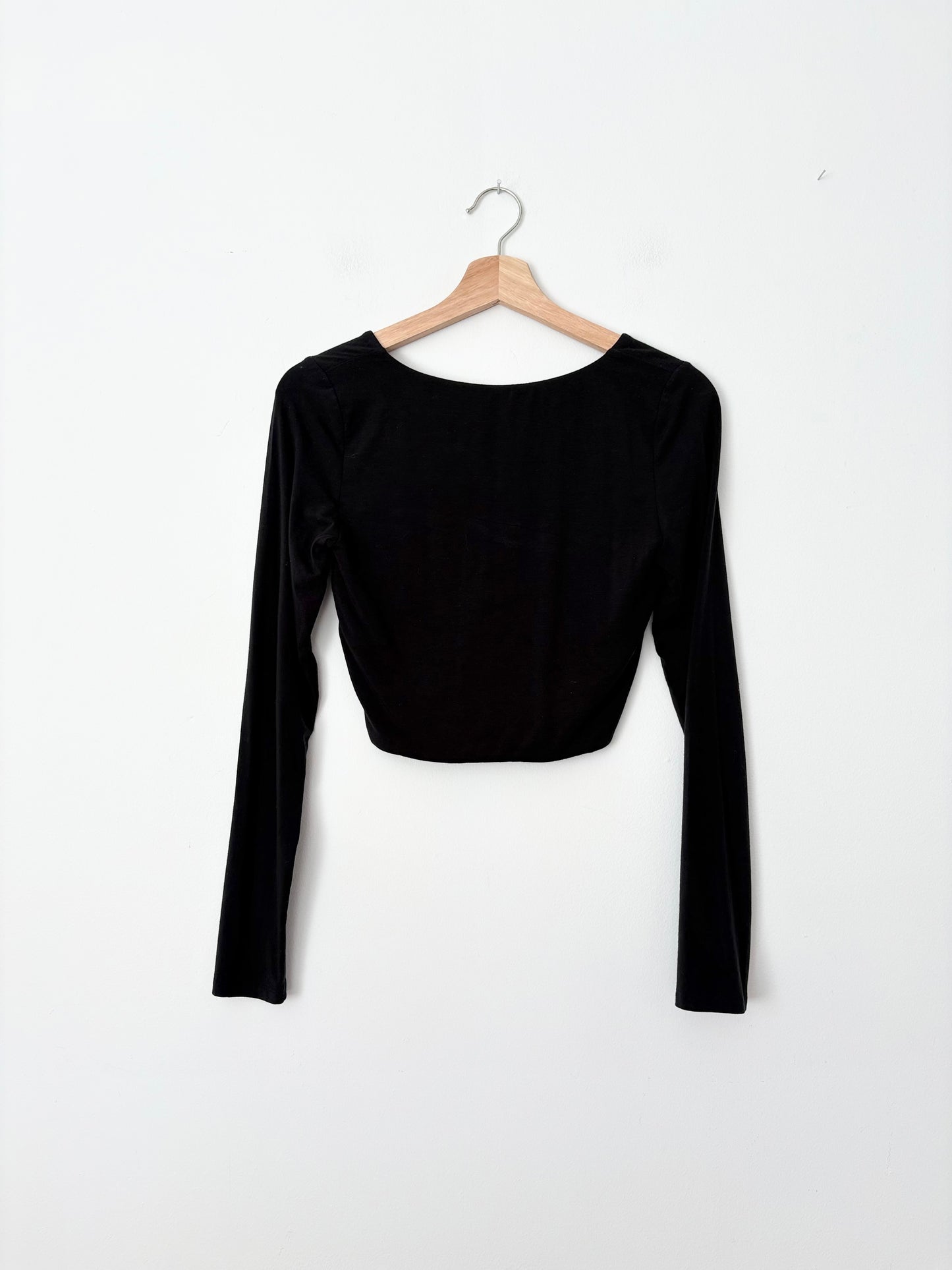 Wilfred crop long sleeve top Medium