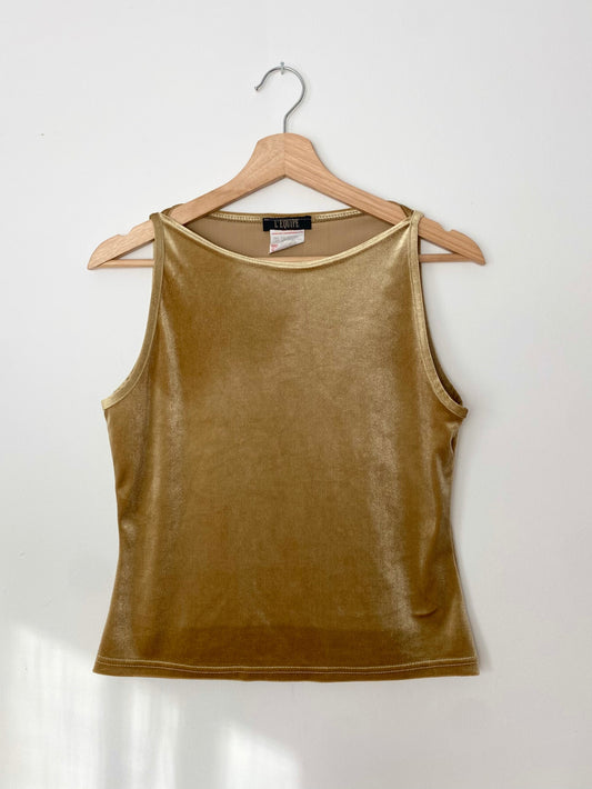 Camisole en velours vintage Small