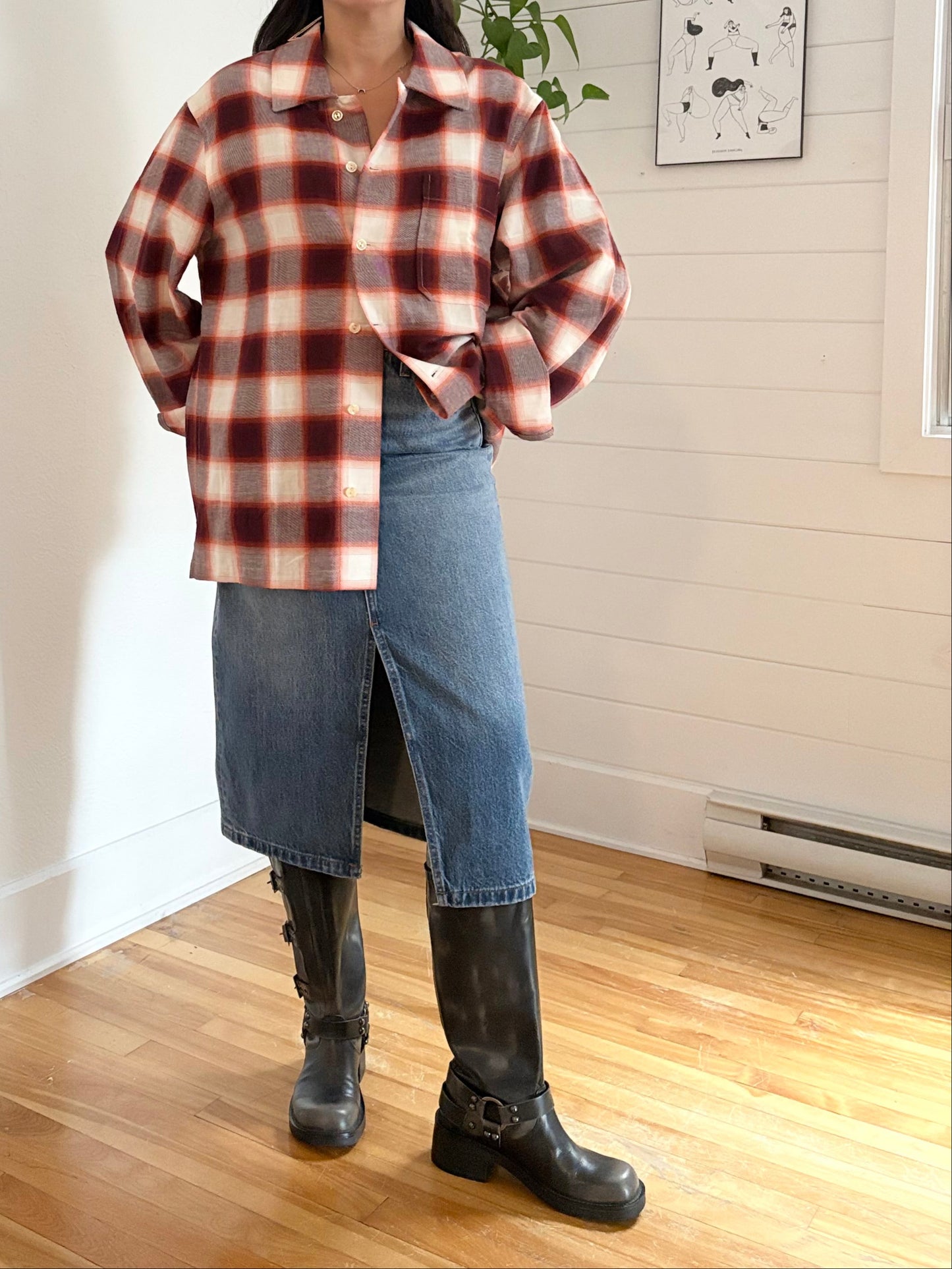 Denim Forum the 90s Halle skirt W28/29