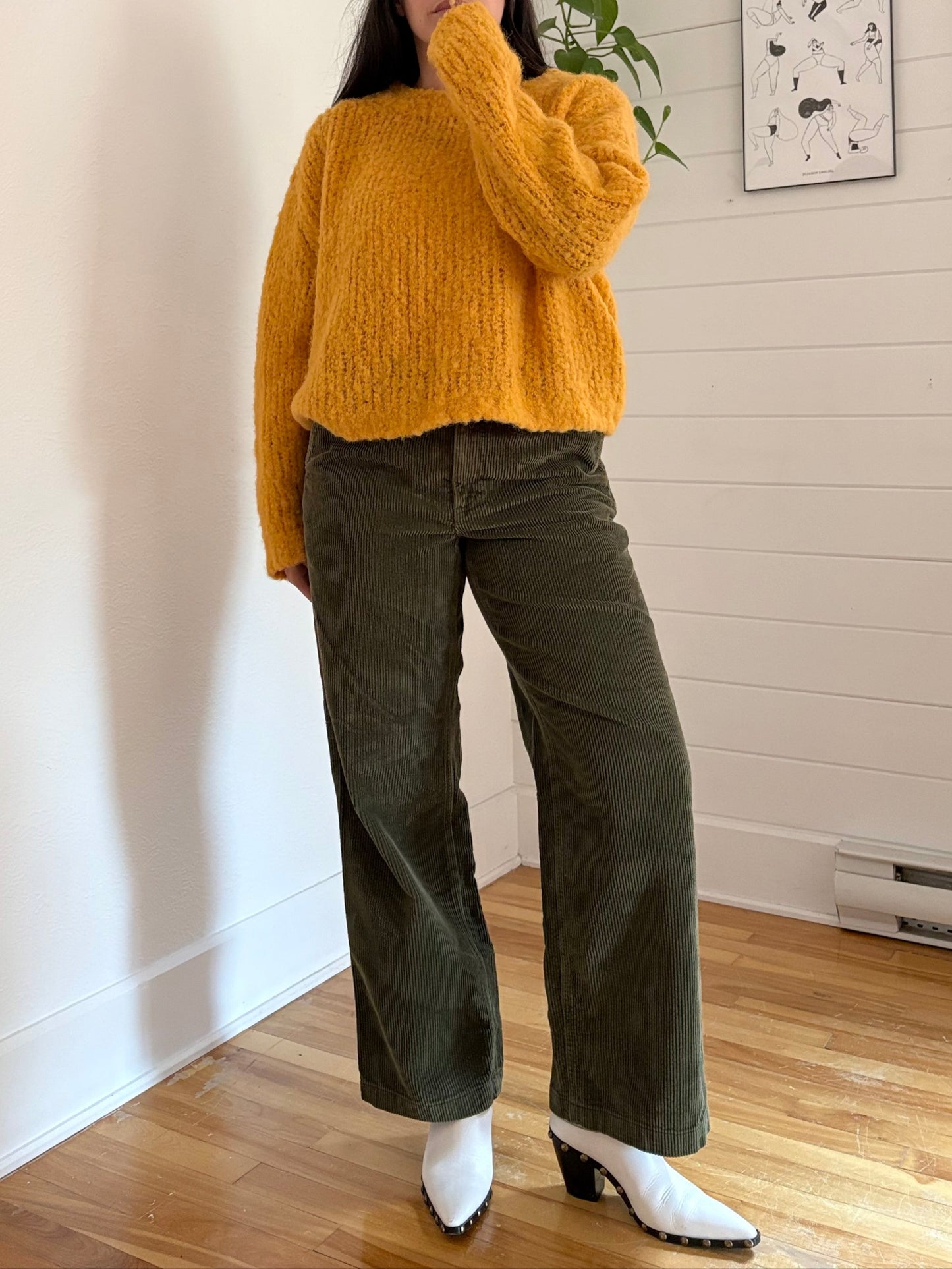 Roberto Collina brushed wool blend sweater M/L