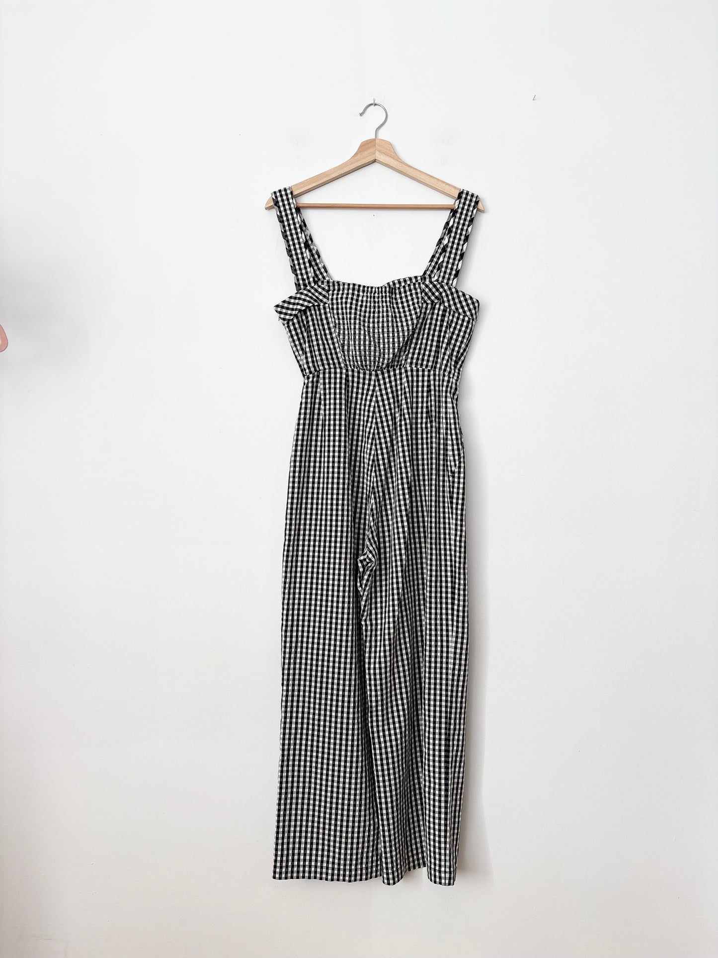 Tanya Taylor Rosalind gingham jumpsuit XS
