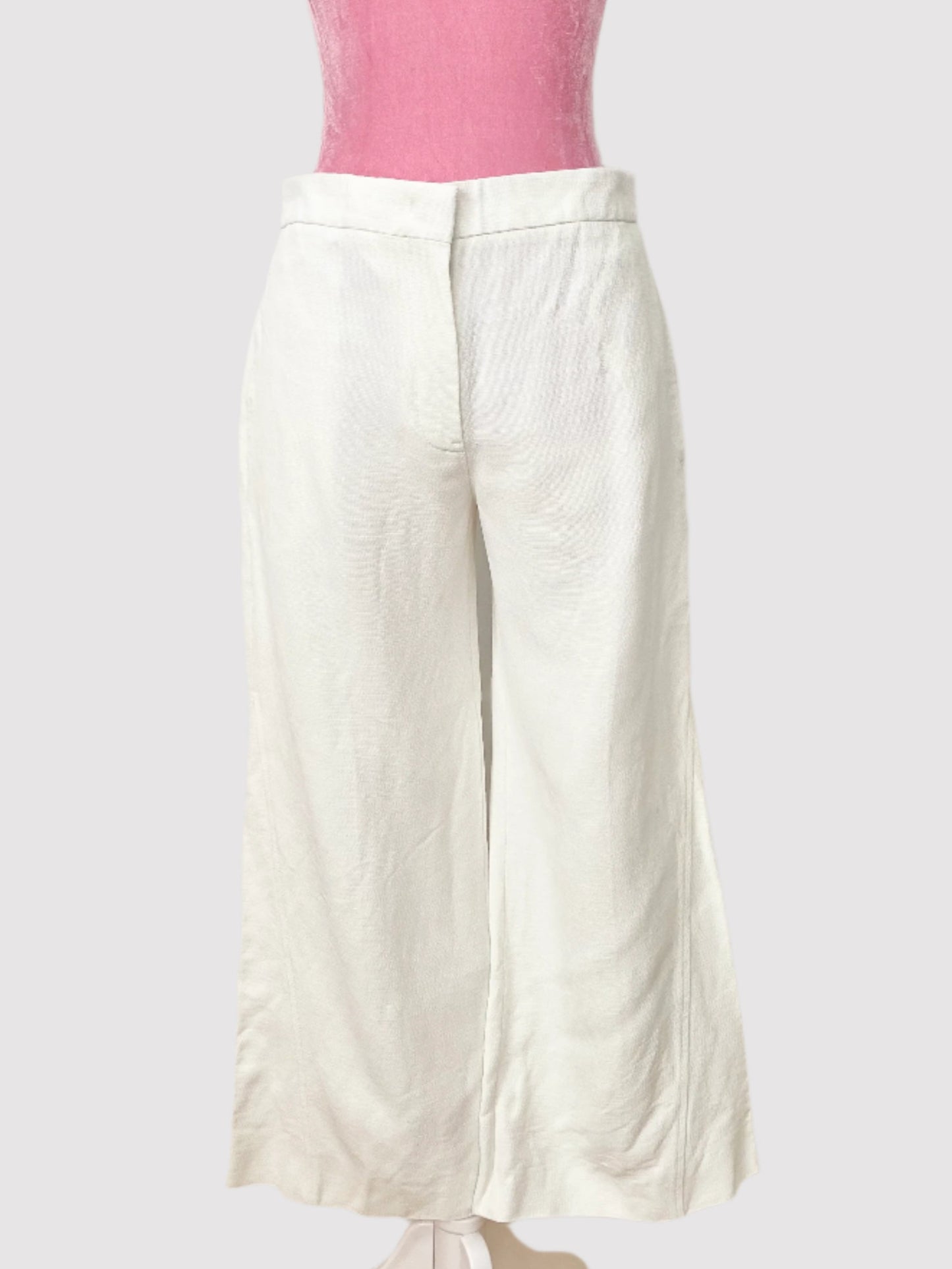 Jil Sander crop wide leg trousers S/M