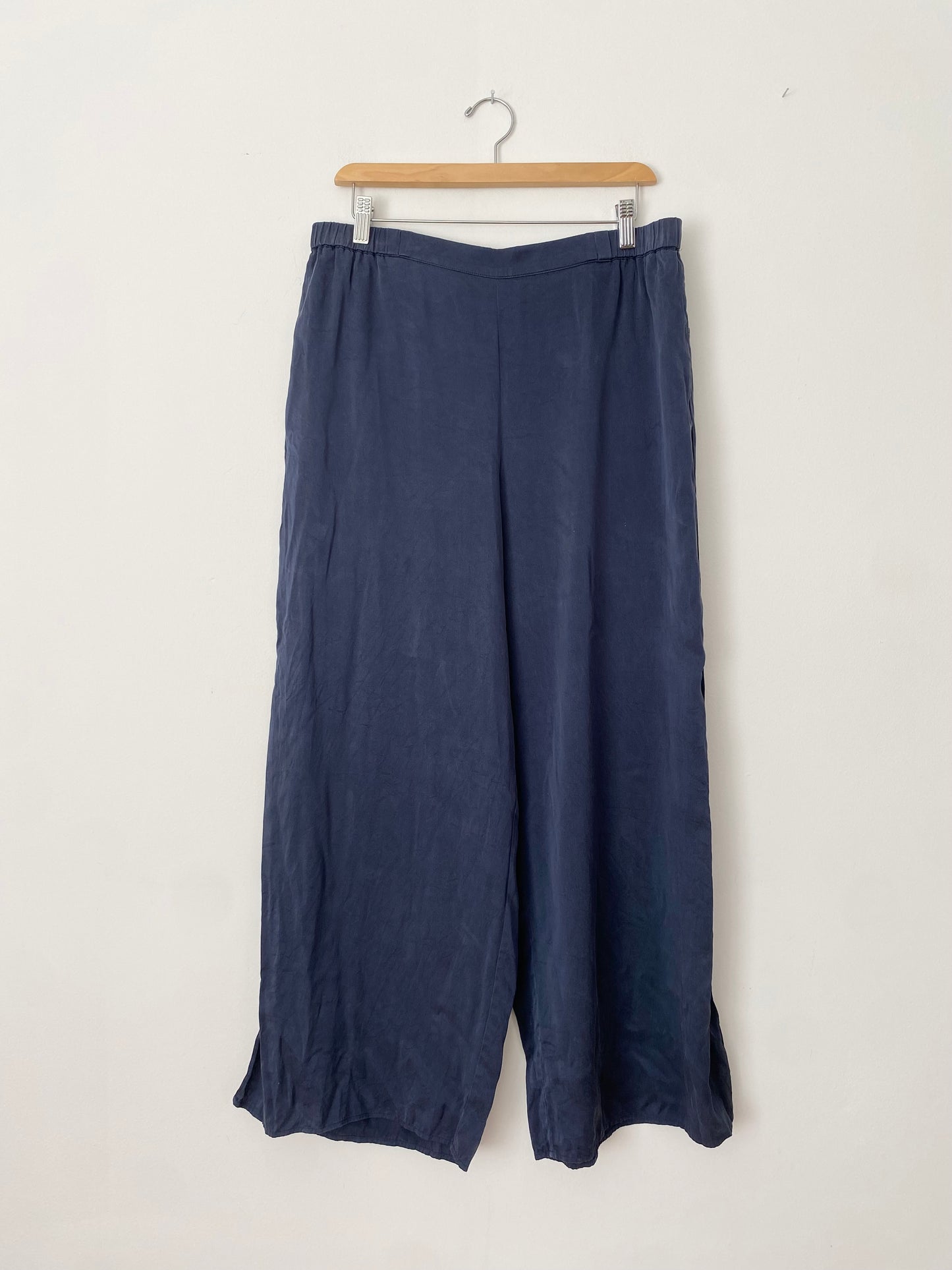 Pantalon large en soie Quince Large