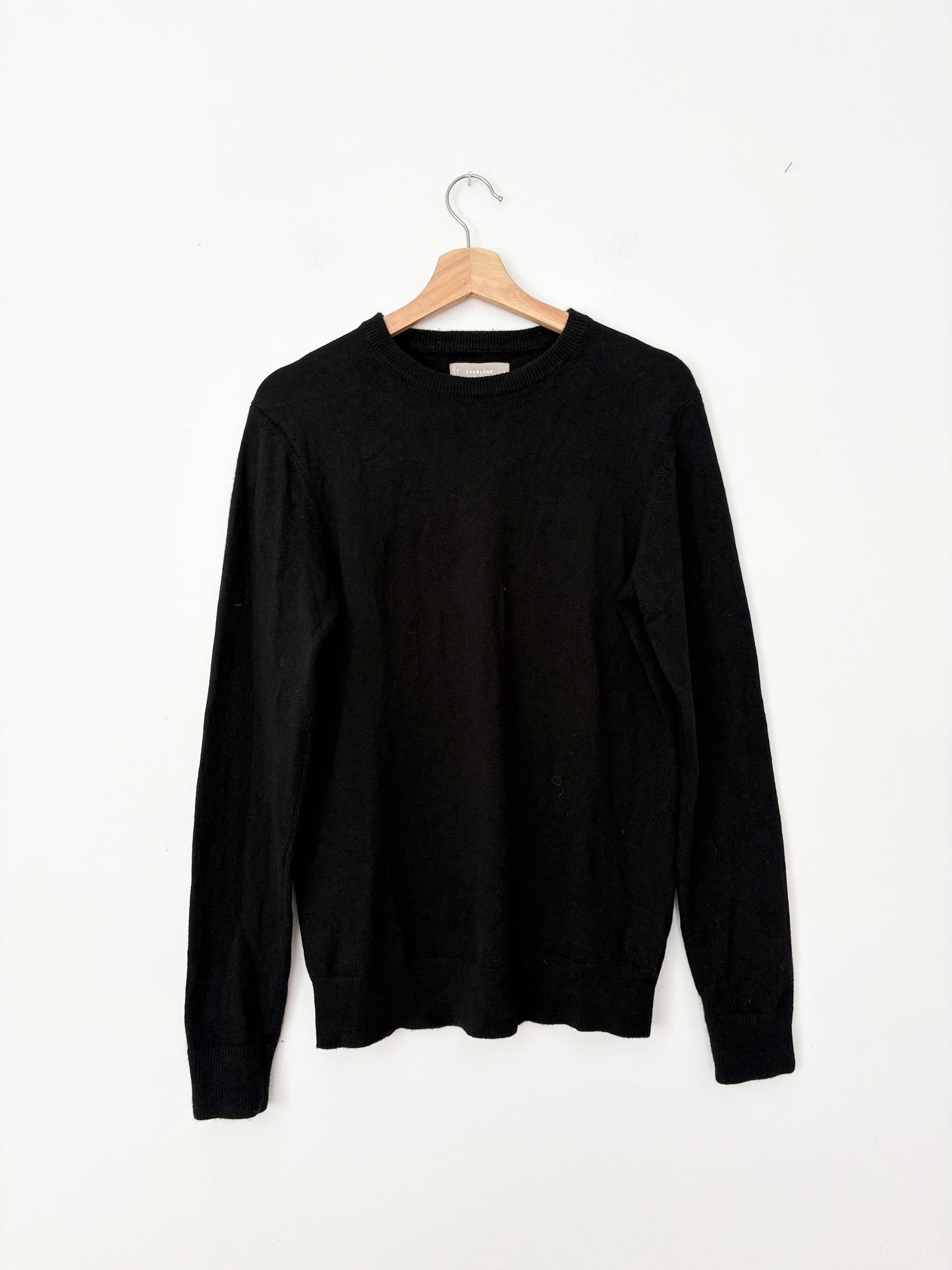 Everlane the classic crew in cashmere Small