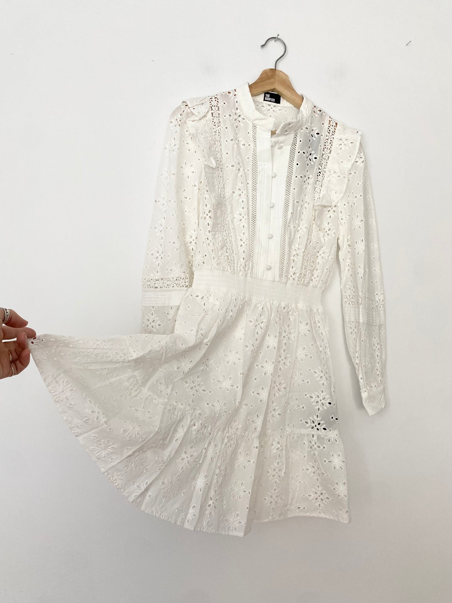 The Kooples mini-robe en broderie anglaise Small
