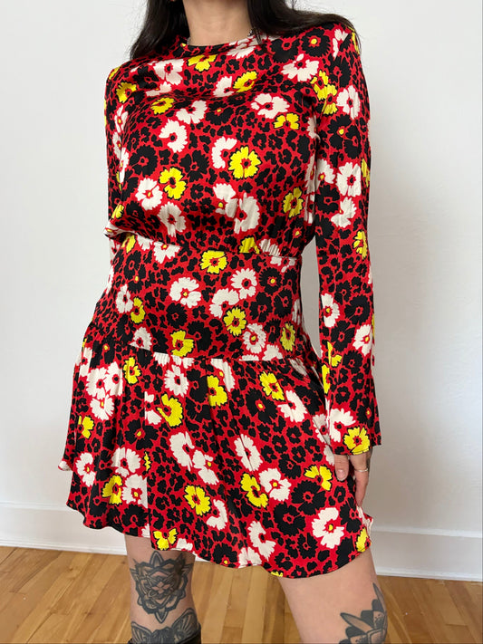 The kooples wild blossom mini dress Medium