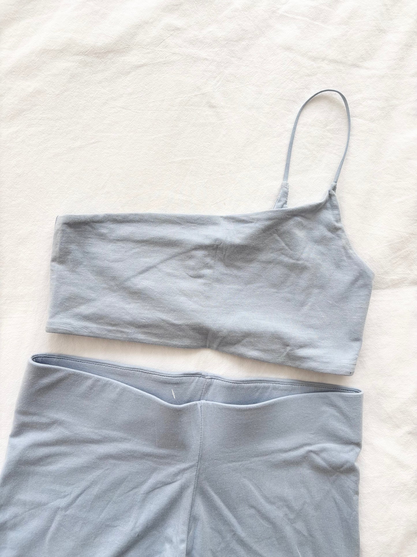 SKIN Bike short & bra lounge set Small