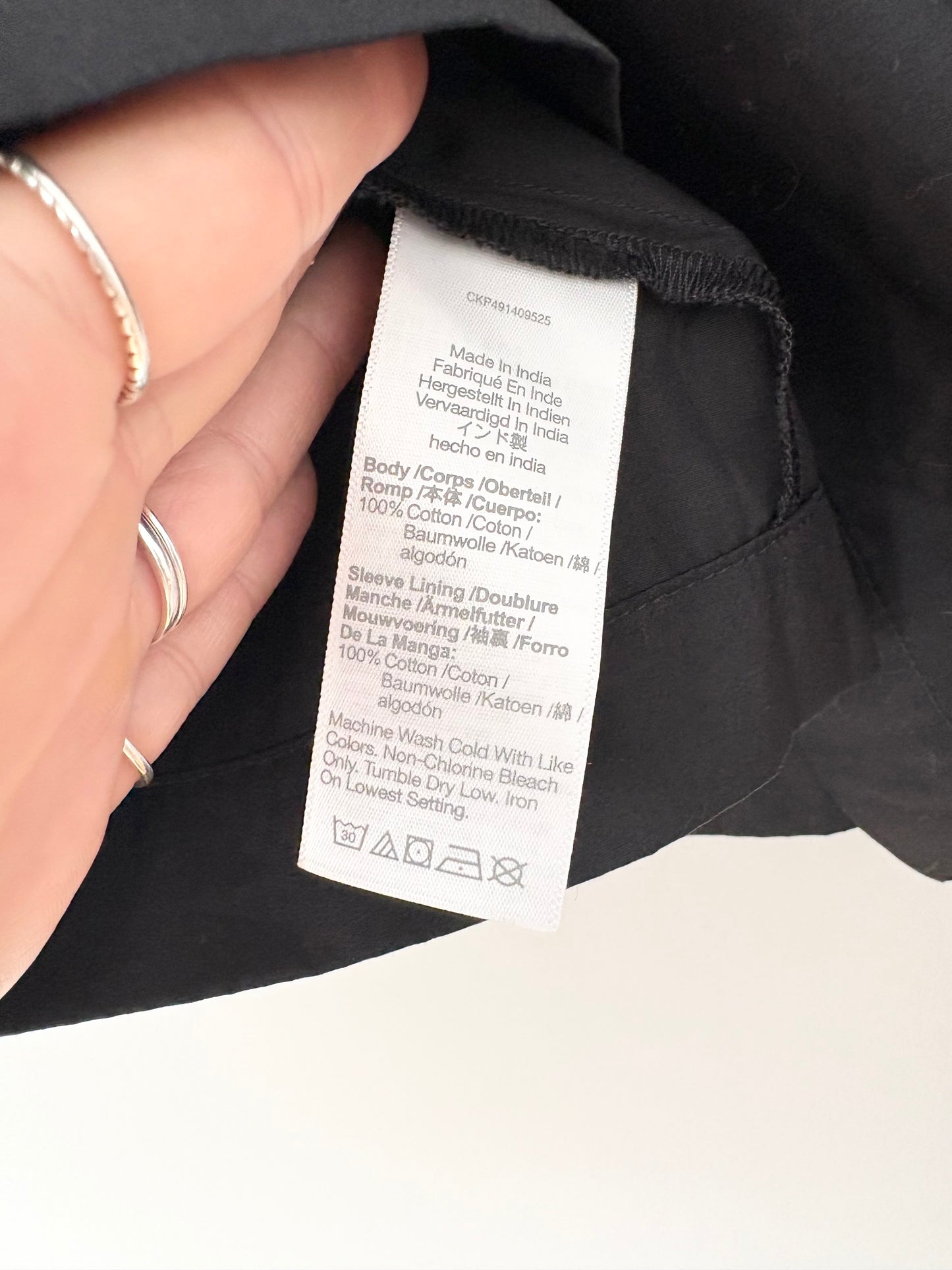 Top Madewell à manches bouffantes en popeline, taille L