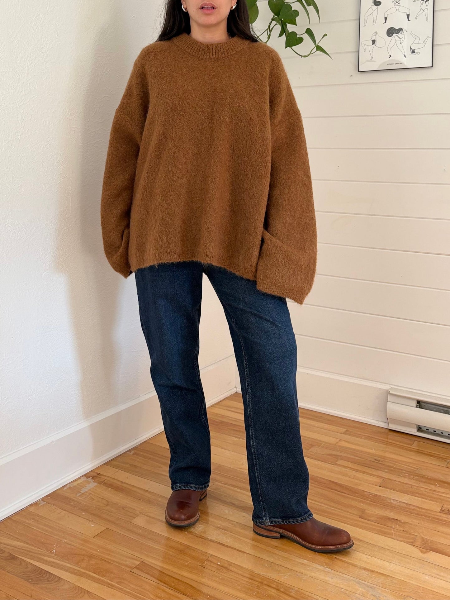 H&M Mohair/Wool blend oversized sweater XL