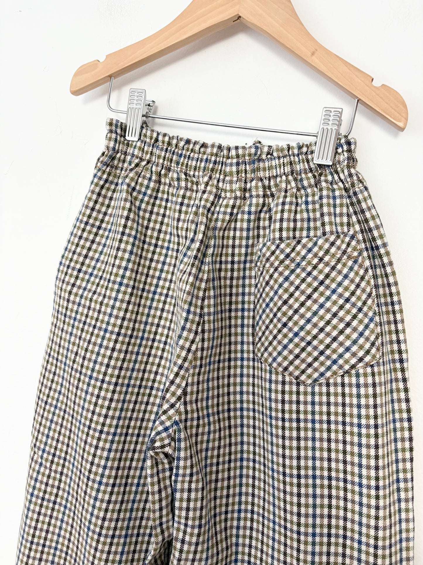 Pantalon large à carreaux Zara, taille 10 ans